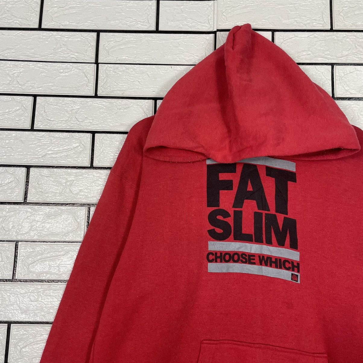 Japanese Brand Bullet Noise Fat Slim Red Hoodie Size US L / EU 52-54 / 3 - 6 Thumbnail