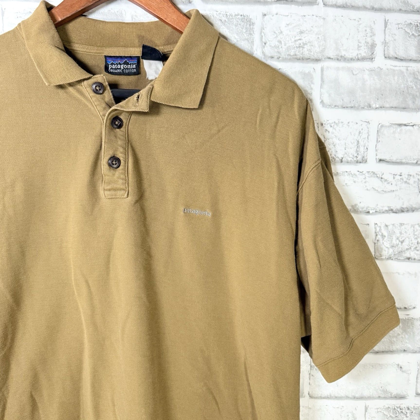 Patagonia Patagonia Shirt Mens Size L Cotton Blend Tan Polo Size US L / EU 52-54 / 3 - 2 Thumbnail