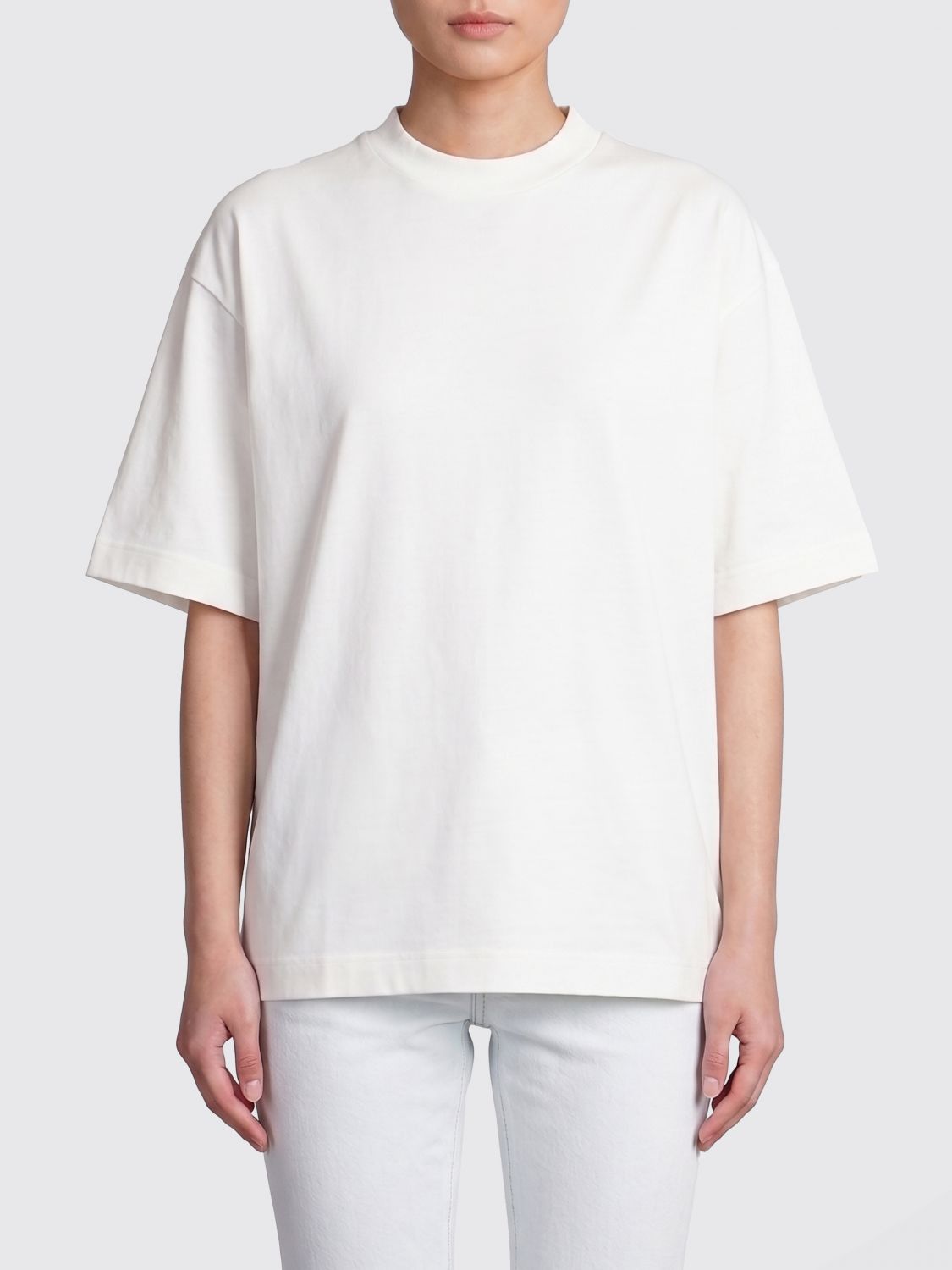Bottega Veneta Bottega Veneta T-Shirt Woman White Size XS / US 0-2 / IT 36-38 - 1 Thumbnail