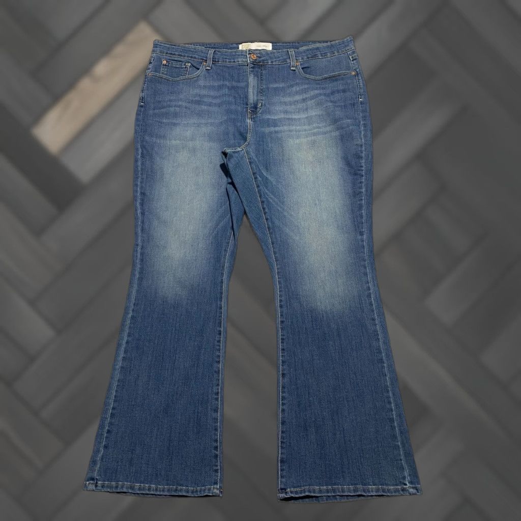 Vintage Signature Levi Strauss Gold Totally Shaping Bootcut Jeans Womens 22 S Whiskers Size 27" / US 4 / IT 40 - 1 Thumbnail