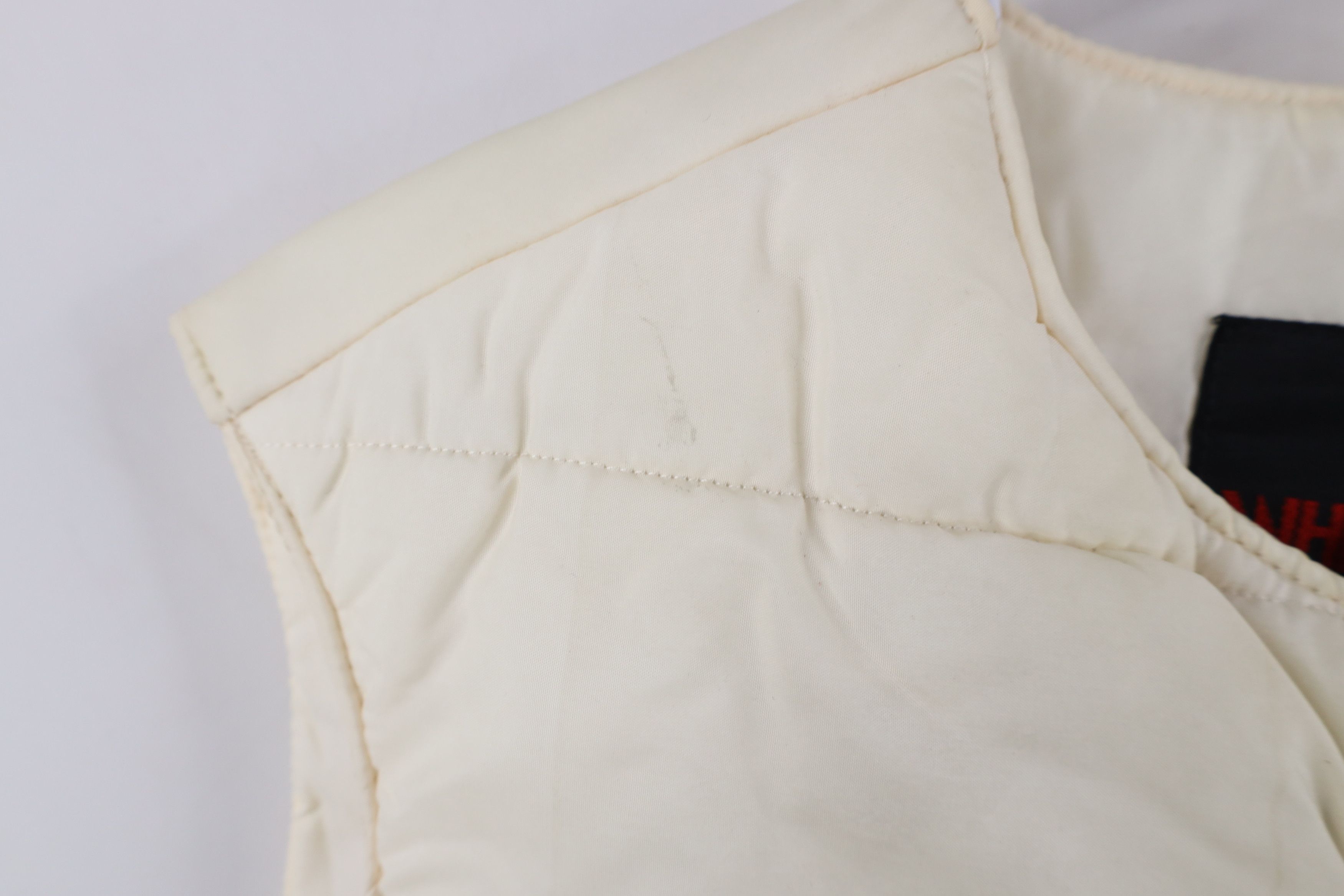 Vintage Vintage 70s Streetwear Full Zip Puffer Vest Jacket Cream Size M / US 6-8 / IT 42-44 - 7 Thumbnail