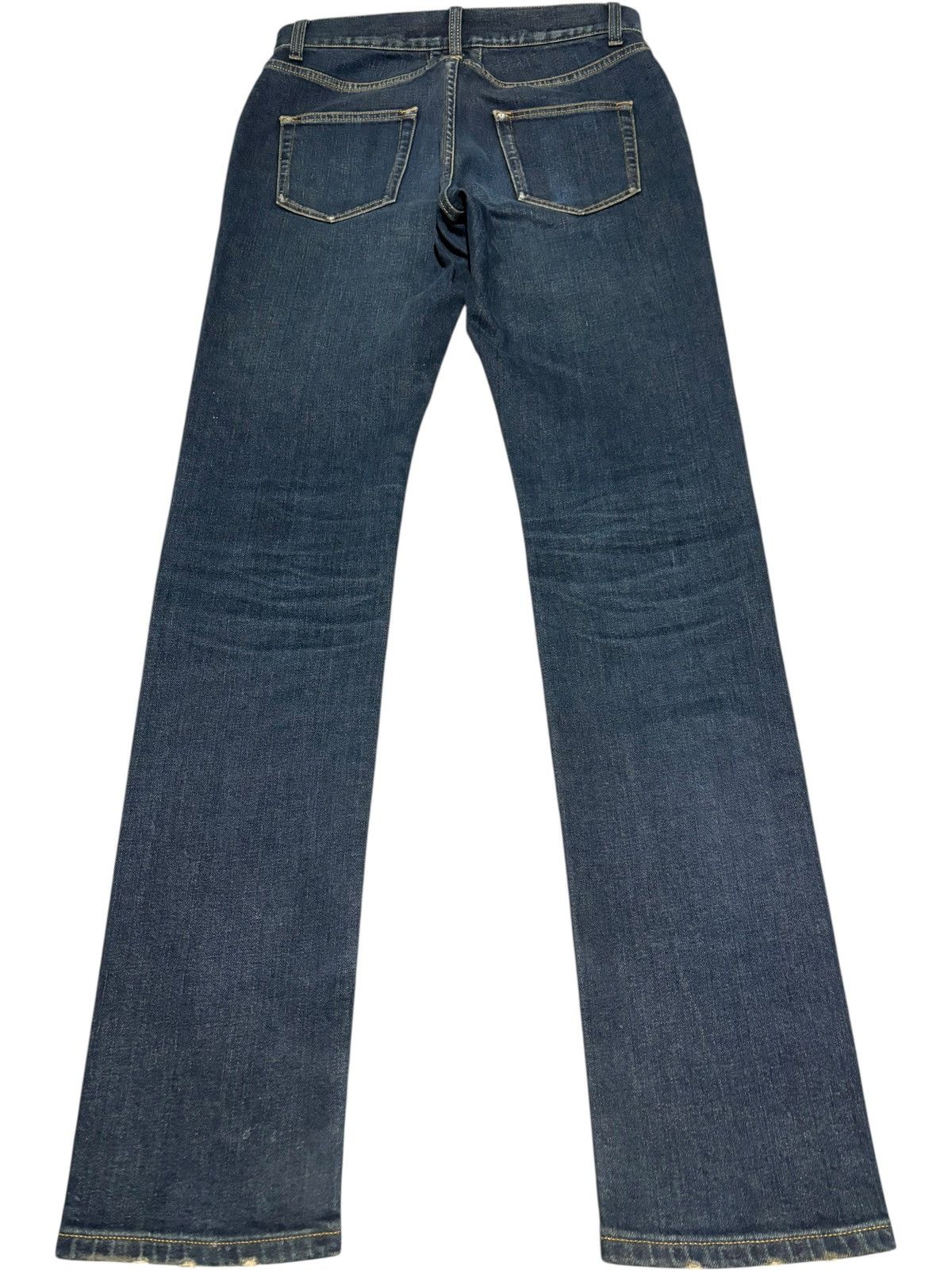 Saint Laurent Paris SS16 Hedi Slimane D02 Jeans Sandwash Navy Denim distressed Size US 28 / EU 44 - 4 Thumbnail