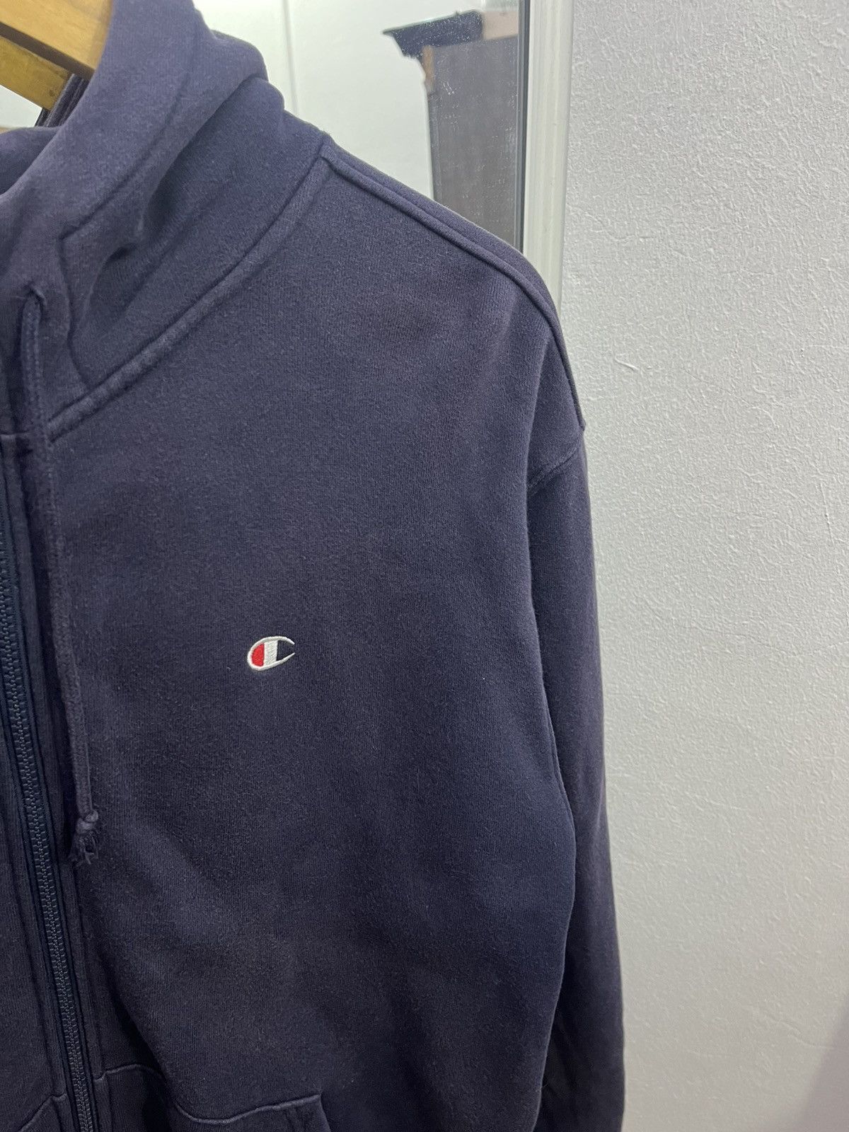 Champion Champion Full Zip Hoodie Navy Small Logo XL Size US XL / EU 56 / 4 - 3 Thumbnail