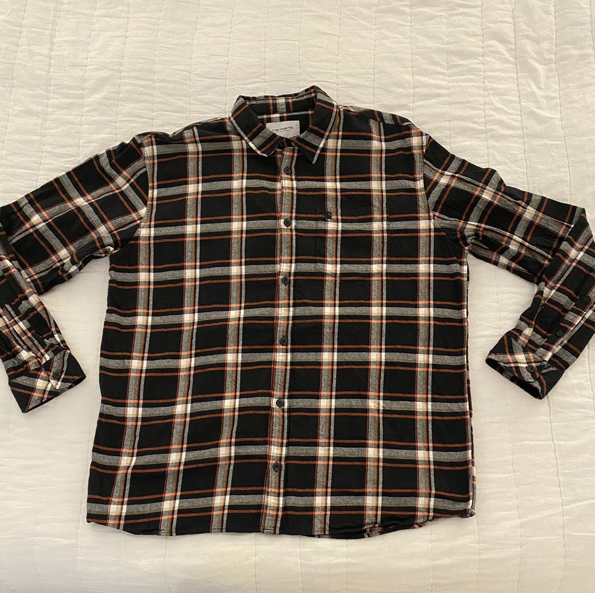 Carhartt Wip Carhartt WIP L/S Barten Shirt XXL Size US XXL / EU 58 / 5 - 3 Thumbnail