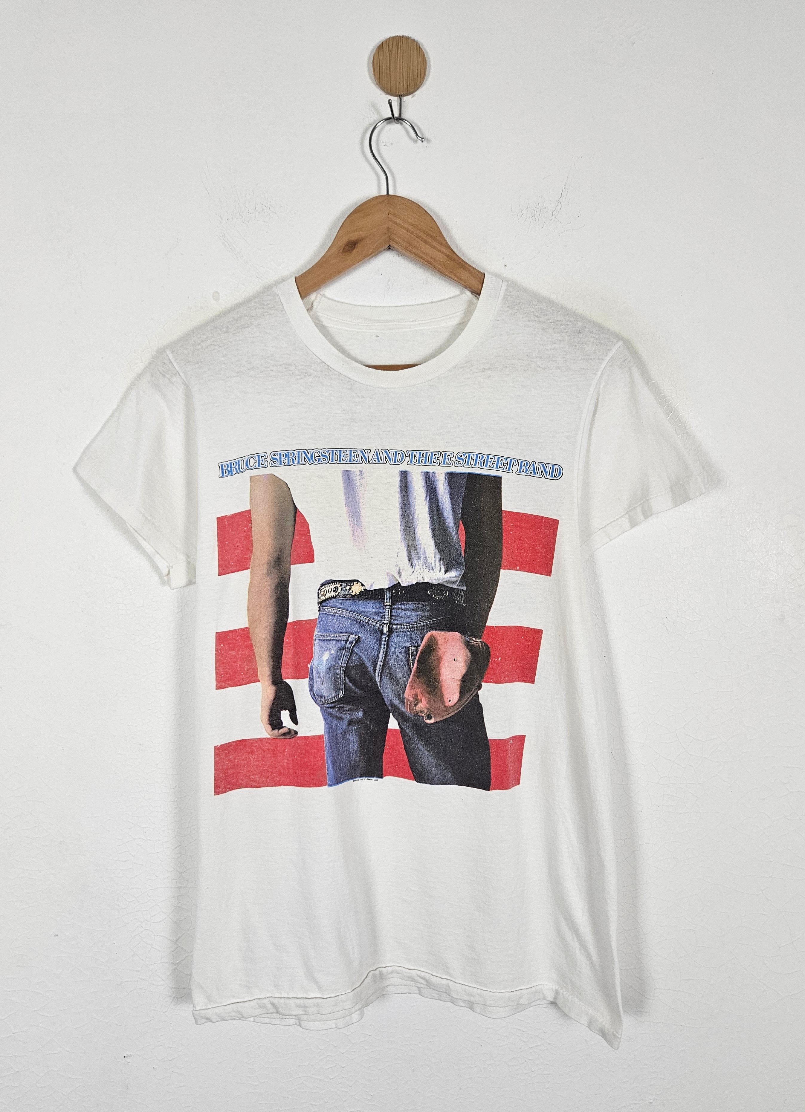 Band Tees Vintage 1985 Bruce Springsteen Tour T-Shirt Born in the USA Size US S / EU 44-46 / 1 - 1 Thumbnail