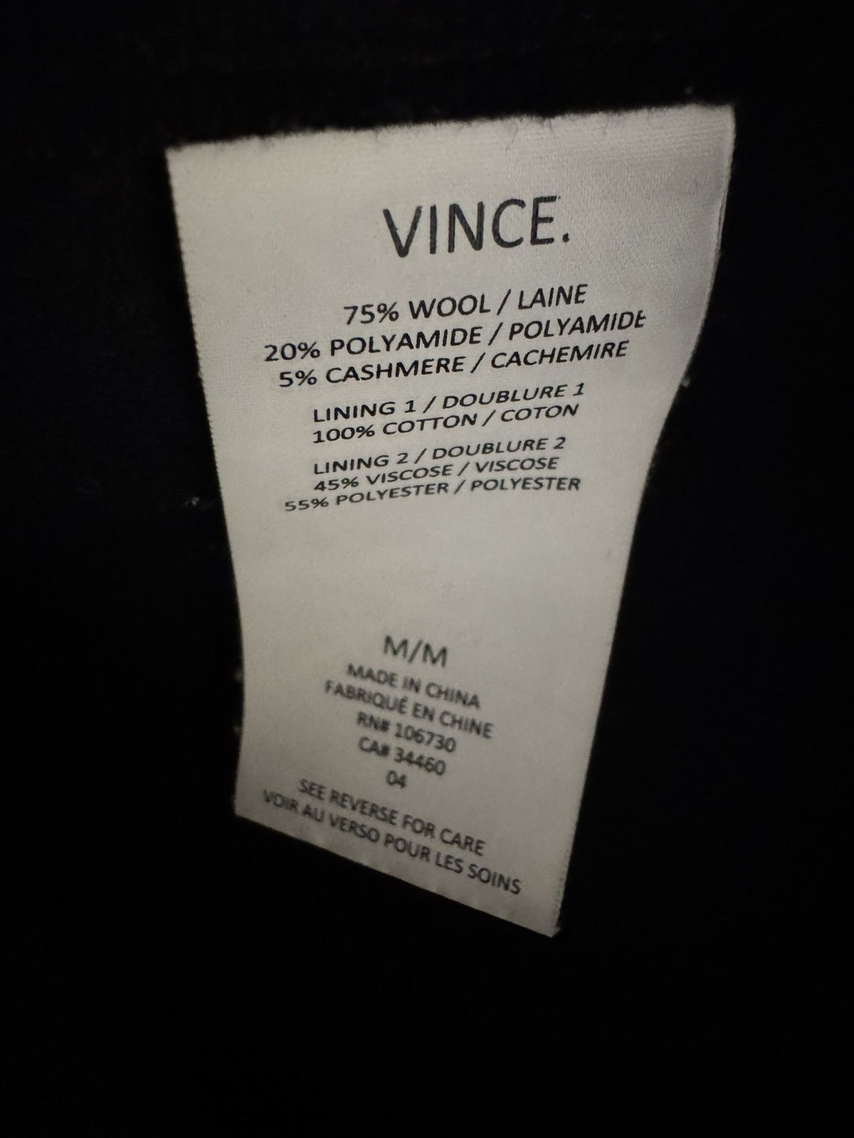 Vince Vince wool and cashmere jacket Size US M / EU 48-50 / 2 - 6 Thumbnail