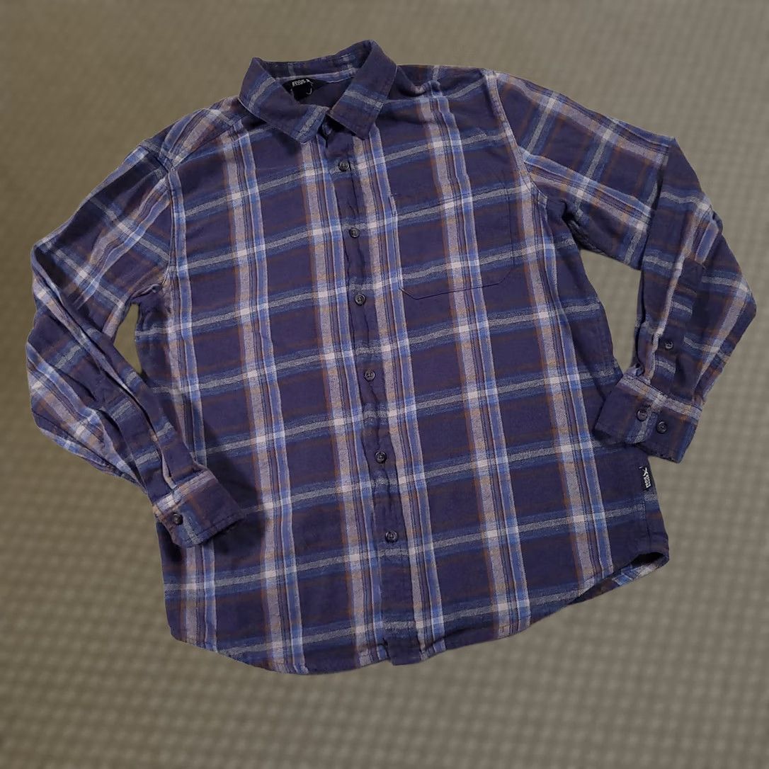 Eddie Bauer Eddie Bauer Flannel Shirt Mens Large Blue Plaid Long Sleeve Button Up Cotton Size US L / EU 52-54 / 3 - 1 Thumbnail