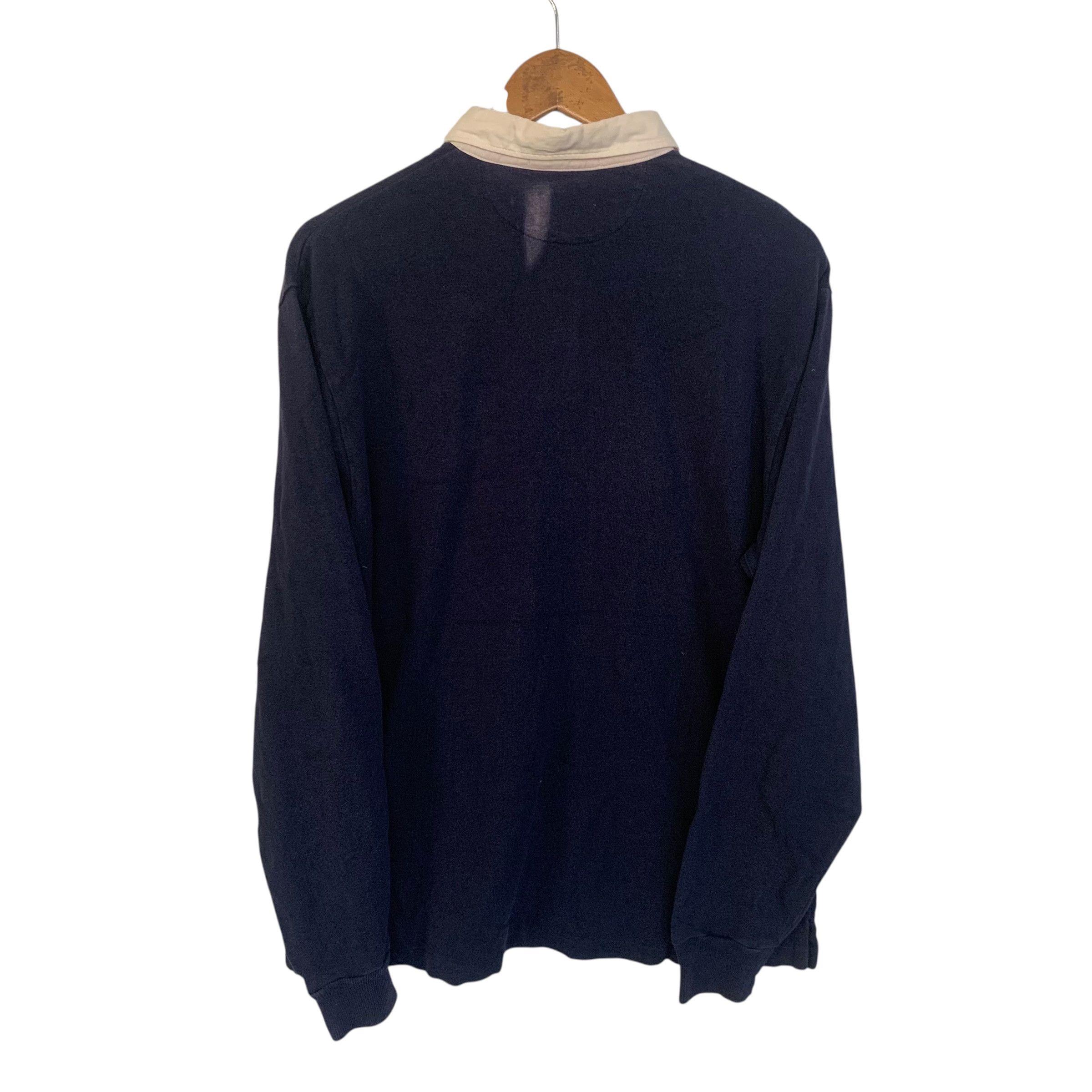 Polo Ralph Lauren Vintage Ralph Lauren Long Sleeve Navy Button Up Colar Shirt Size US M / EU 48-50 / 2 - 2 Thumbnail
