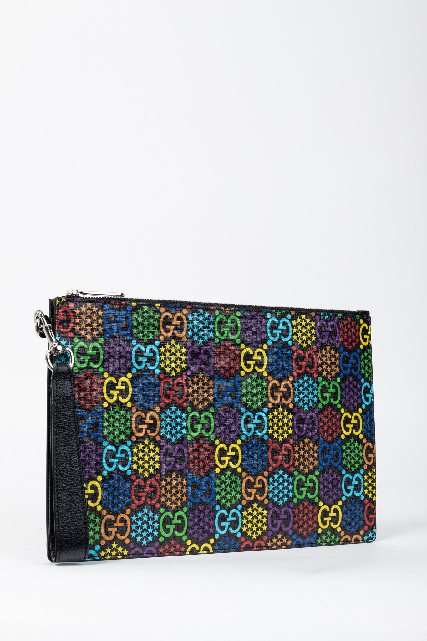 Gucci Gucci Black-Multi GG Psychedelic Zip Pouch Size ONE SIZE - 2 Thumbnail