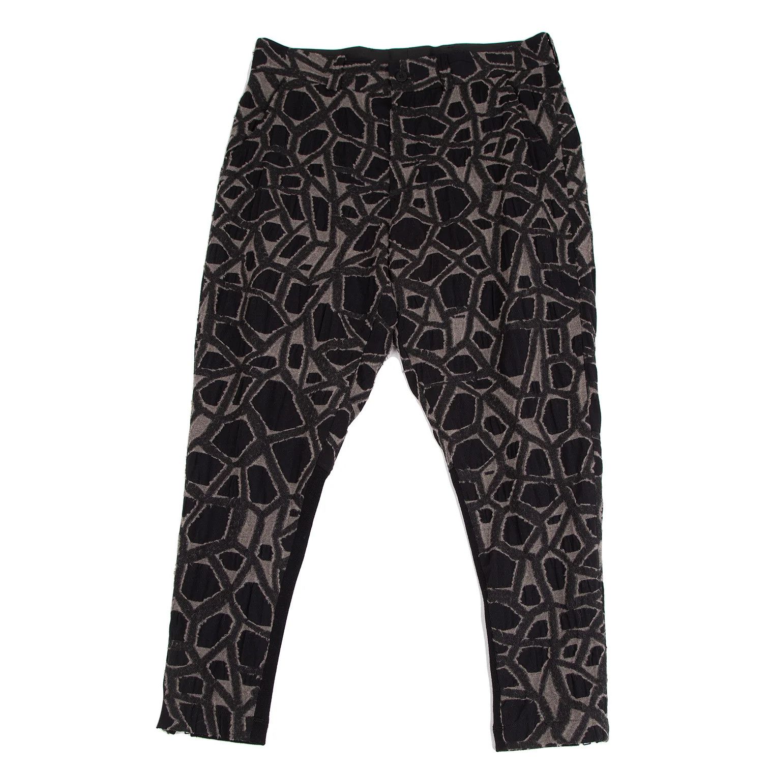 Issey Miyake Jacquard Design Suit Set in Black and Gray Size US XL / EU 56 / 4 - 11 Thumbnail
