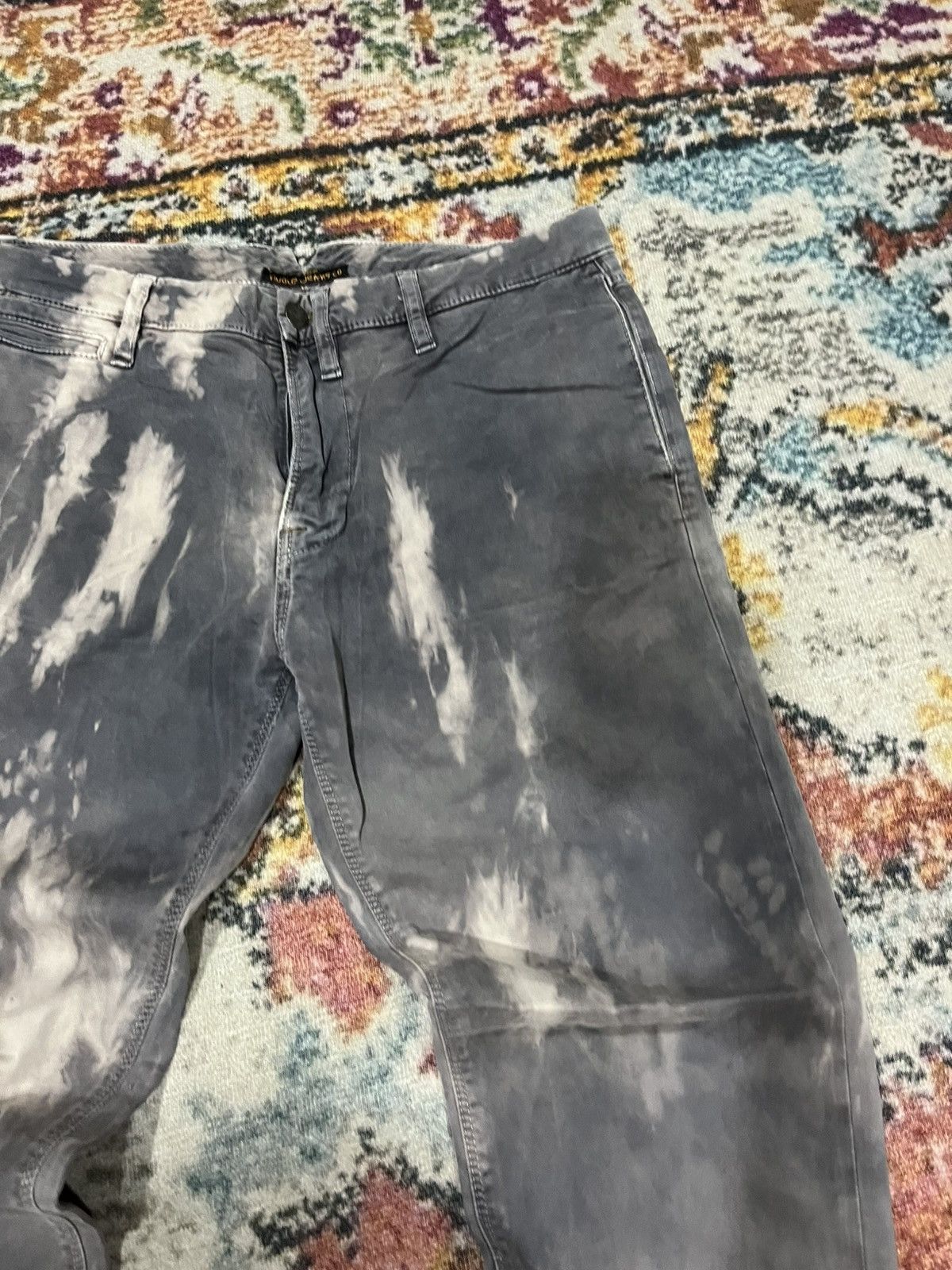 Nudie Jeans bleached custom nudie Size US 32 / EU 48 - 3 Thumbnail