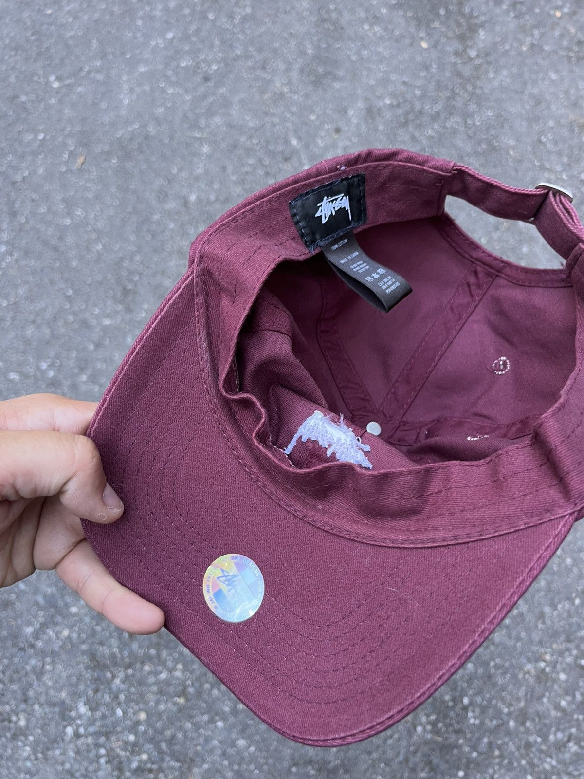 Stussy Stussy Logo Cap Hat Size ONE SIZE - 5 Thumbnail