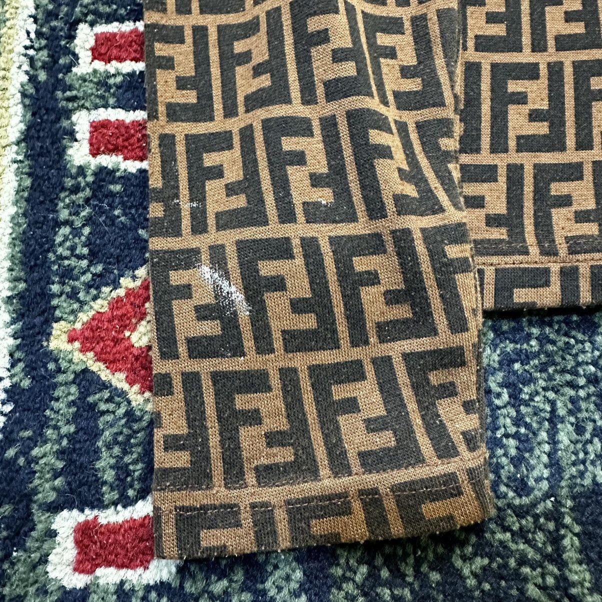 Fendi Vintage Fendi Monogram Tshirt Size S / US 4 / IT 40 - 6 Thumbnail