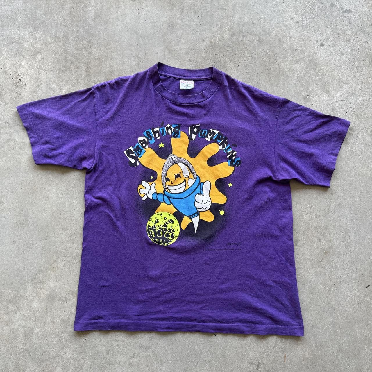 Vintage Vintage 1992 The Smashing Pumpkins "Starla" T-Shirt GRAIL Size US XL / EU 56 / 4 - 1 Thumbnail