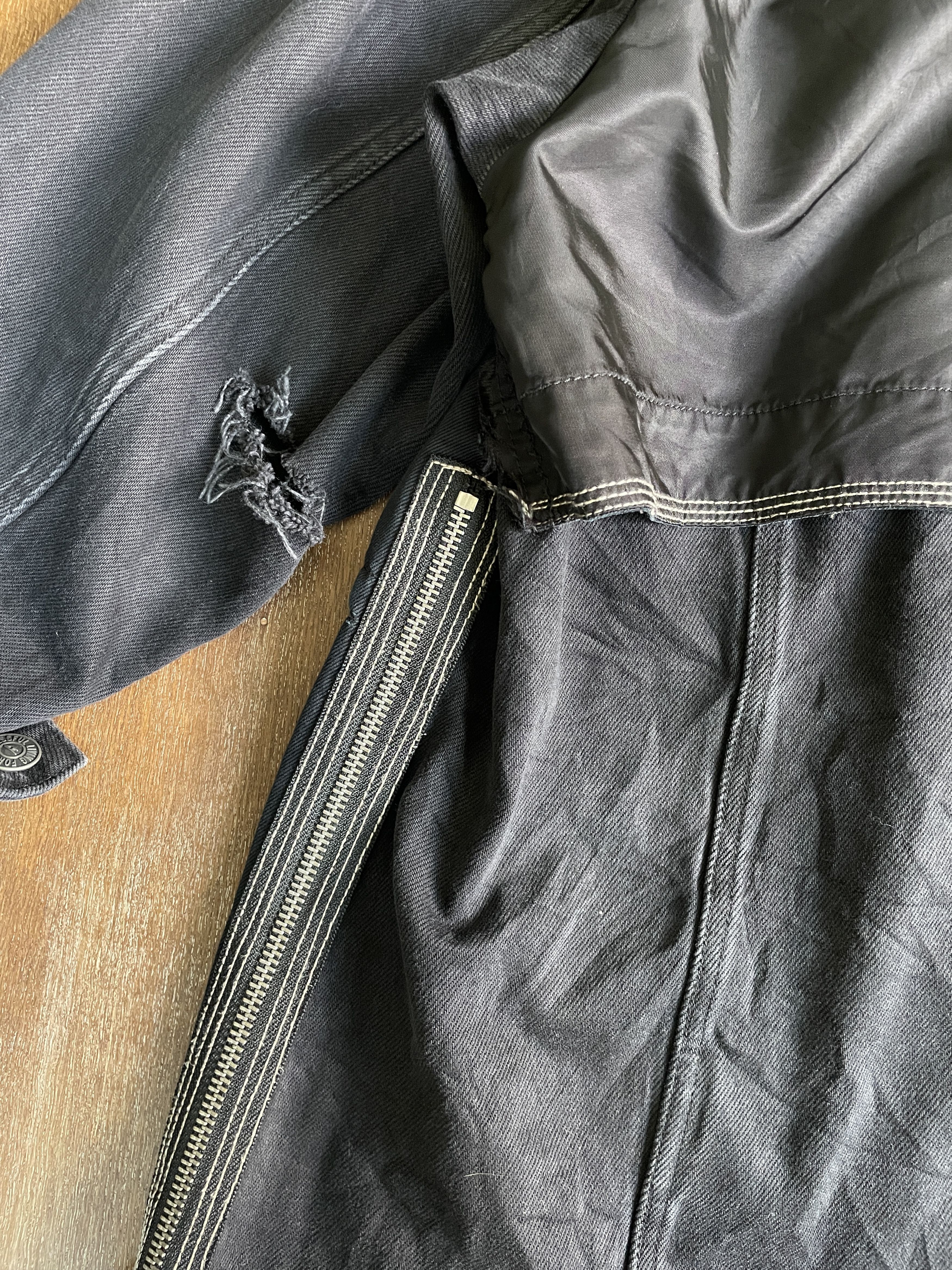 Diesel DIESEL 4 Pockets Y2K Punk Jacket Size US XXS / EU 40 - 12 Thumbnail
