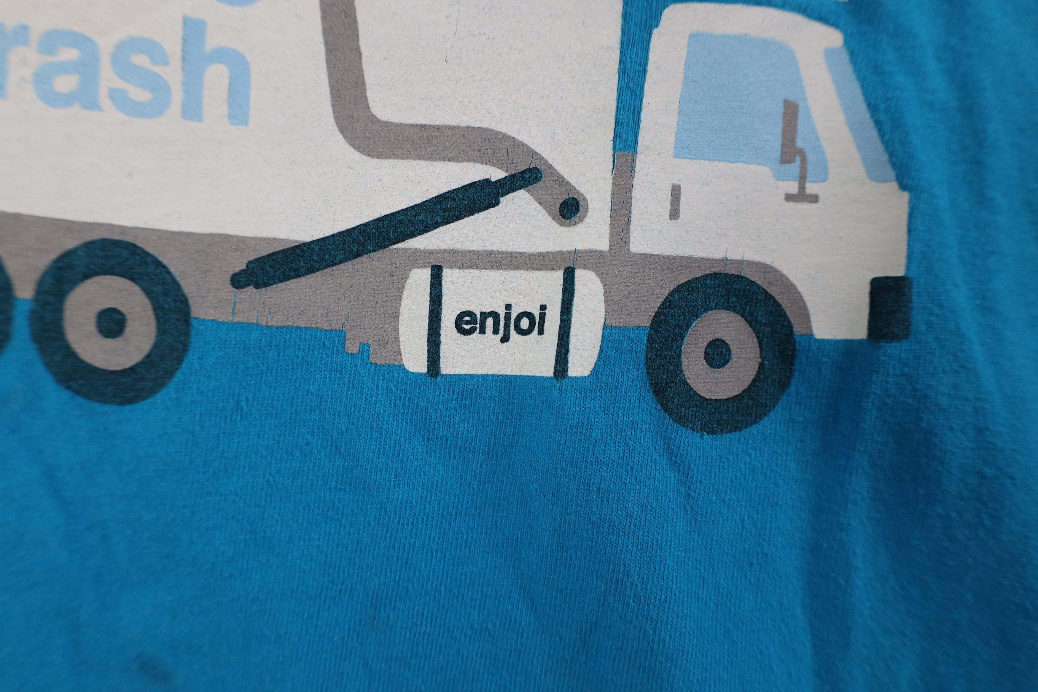 Enjoi Vintage 90s Y2K Enjoi Skateboarding White Trash T-Shirt Blue Size US XL / EU 56 / 4 - 5 Thumbnail