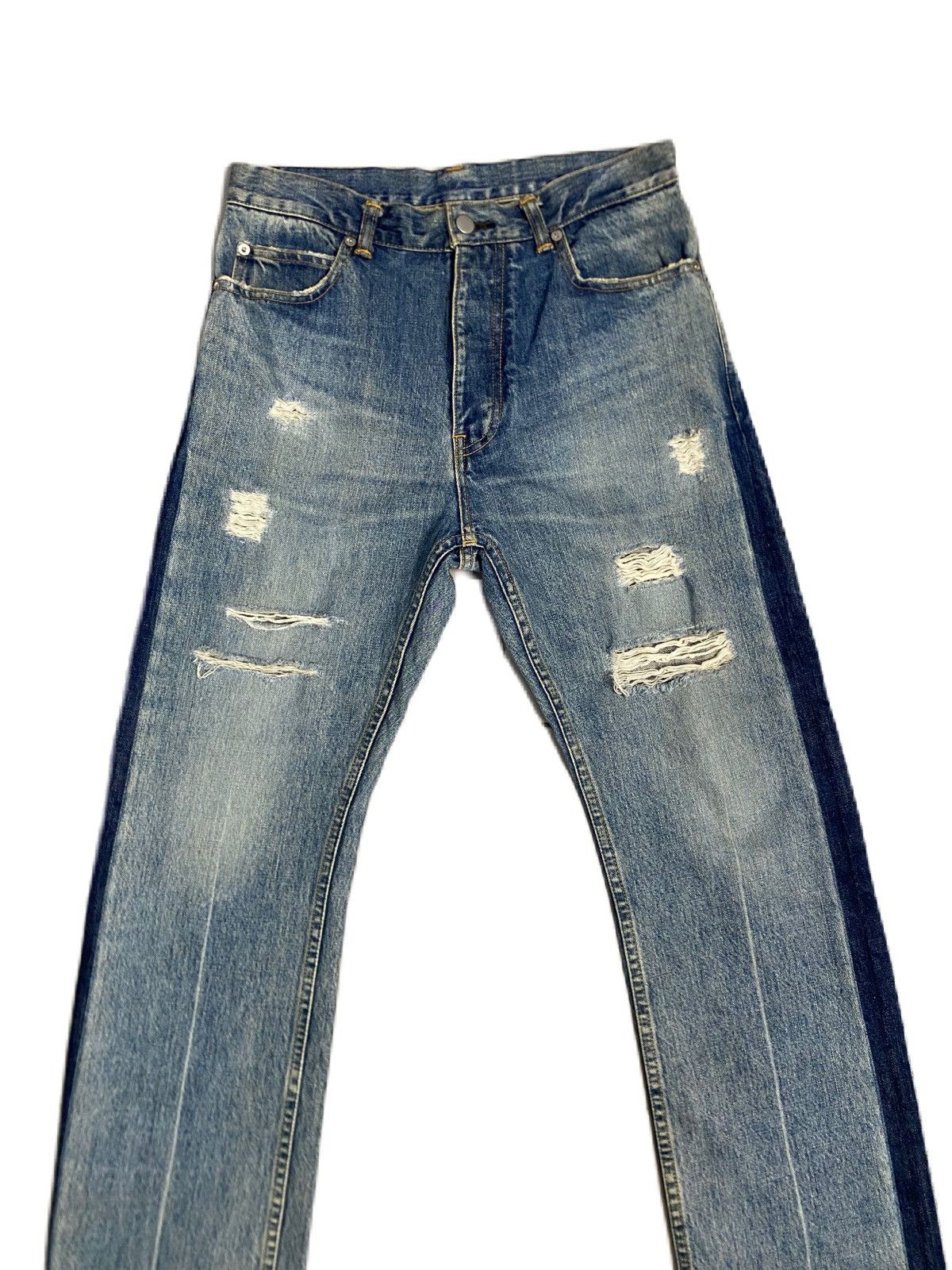 Japanese Brand JAPAN BRAND LEDOME DISTRESS DESIGN RIPPED STYLE Size US 30 / EU 46 - 4 Thumbnail