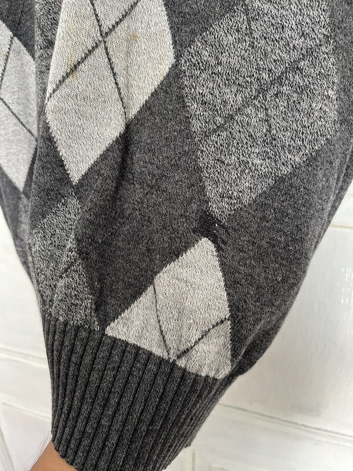 Burberry × Vintage Vest Knit Burberry London Size L / US 10 / IT 46 - 4 Thumbnail