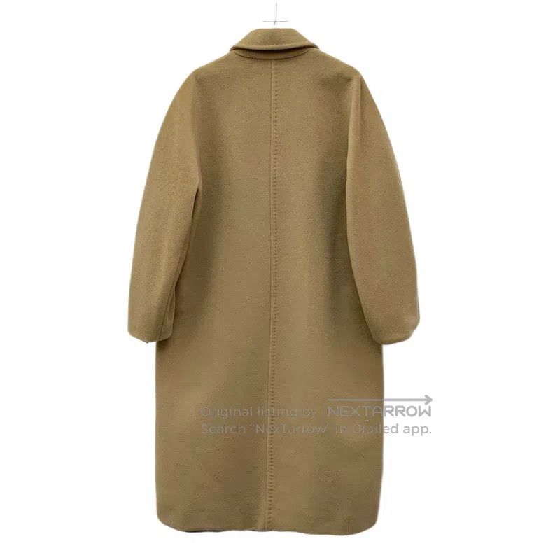 Max Mara Max Mara Brown Sheep Wool Lapel Double Breasted Long Sleev Size S / US 4 / IT 40 - 2 Thumbnail