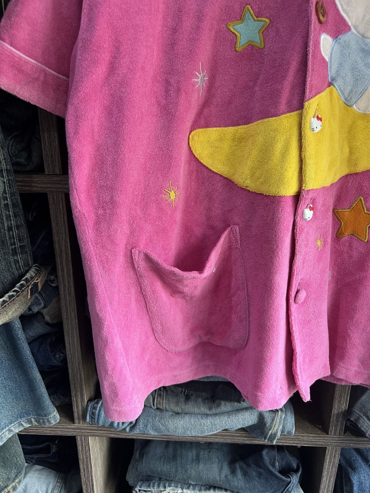 Cartoon Network 🔥Hello Kitty Velvet Shirt Size US M / EU 48-50 / 2 - 7 Thumbnail