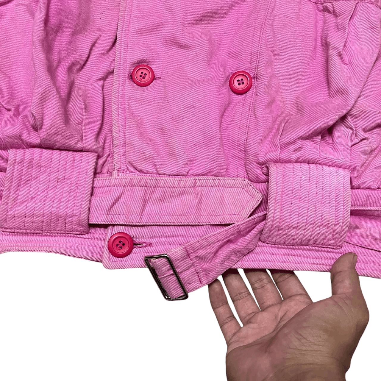 Issey Miyake Vintage Issey Miyake Inspired Bomber Style Jacket with Belt Size US L / EU 52-54 / 3 - 6 Thumbnail