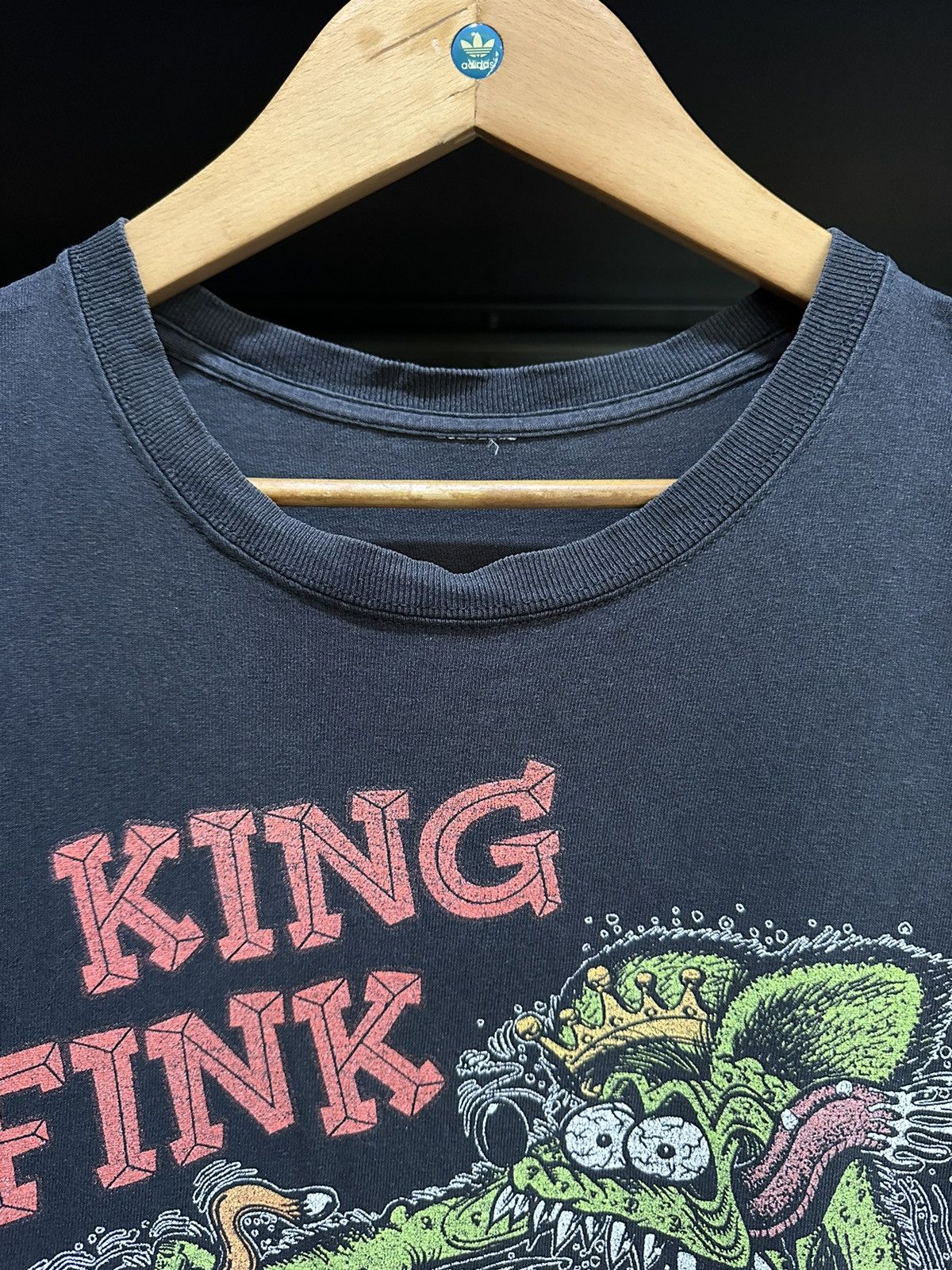 Girl Skateboards × Vintage Vintage King Fink Big Daddy Rat Fink Faded Tee Size US L / EU 52-54 / 3 - 5 Thumbnail