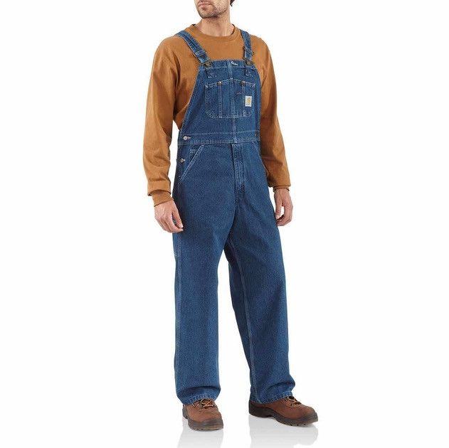 Carhartt 🛠️CARHARTT VINTAGE CARPENTER DENIM BAGGY JUMPSUIT OVERALLS Size US 36 / EU 52 - 9 Thumbnail