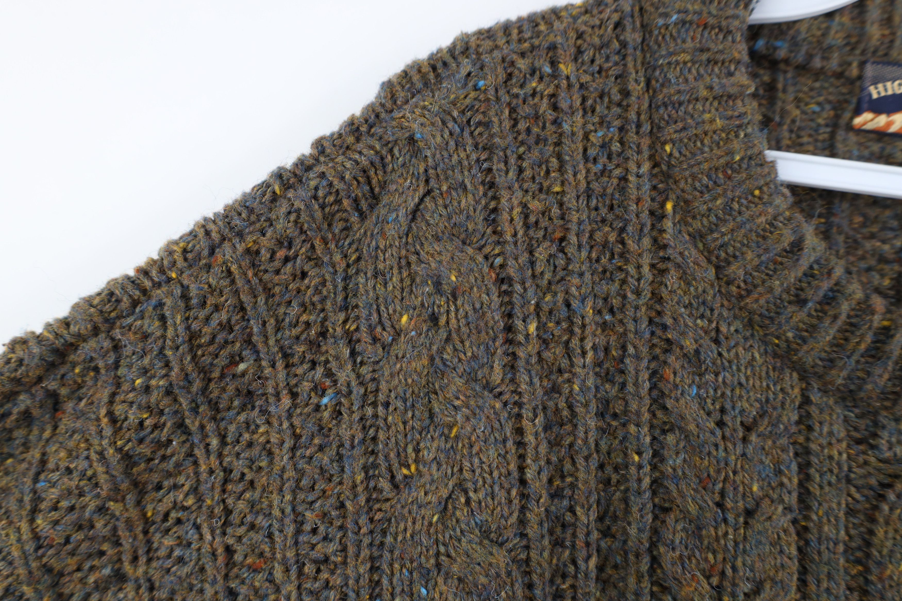 Vintage Vintage 90s Streetwear Chunky Cable Knit Fisherman Sweater Size US L / EU 52-54 / 3 - 4 Thumbnail