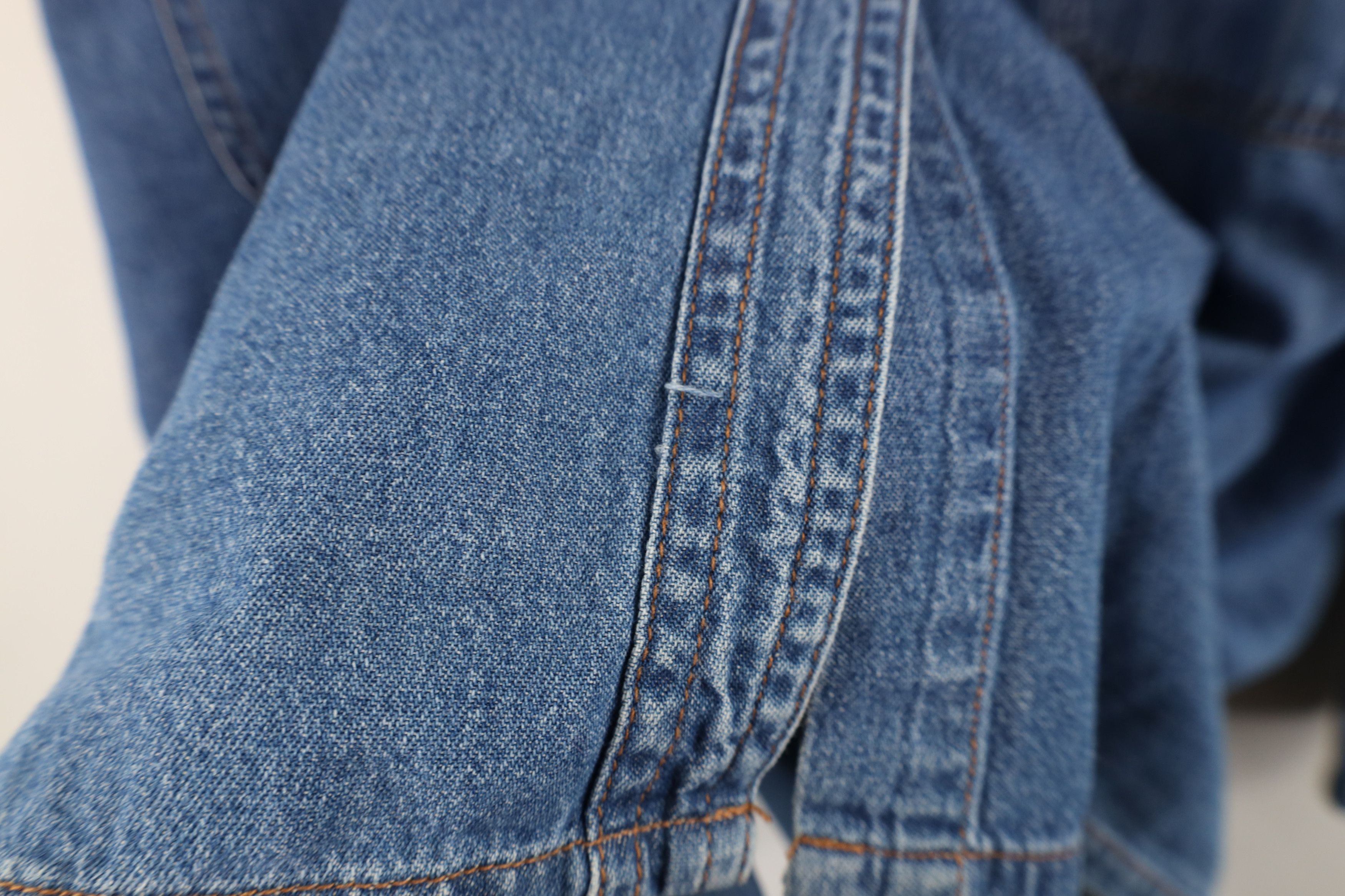 Vintage Vintage 90s Streetwear Collared Denim Jean Button Shirt Size 3XL / US 20-22 - 8 Thumbnail