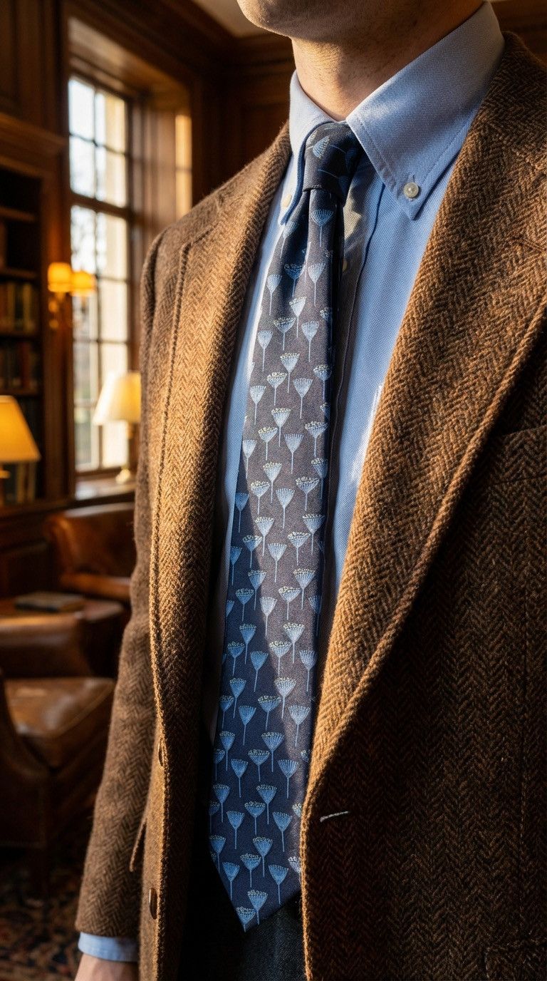 Yves Saint Laurent Yves Saint Laurent 100% silk Tie Blue Necktie Men Top YSL Size ONE SIZE - 3 Thumbnail