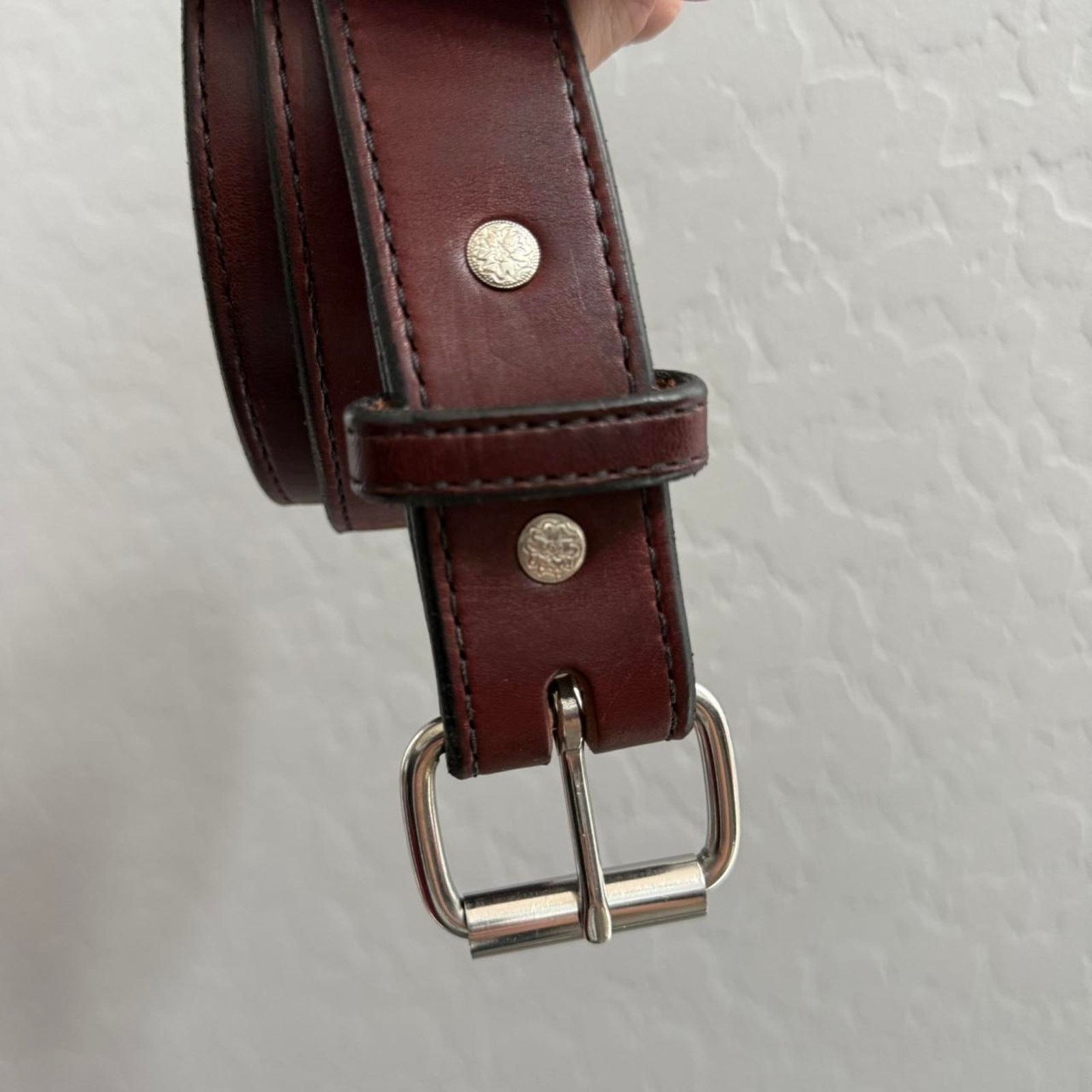 Other Thick Leather Belt Made With High Quality Materials Size 40 - 5 Thumbnail