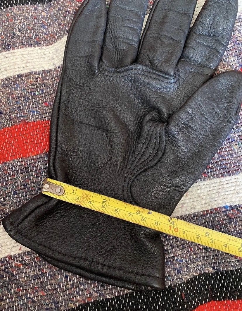Vintage Vintage 90’s Carhartt Genuine Deerskin Leather Black Gloves Size ONE SIZE - 6 Thumbnail