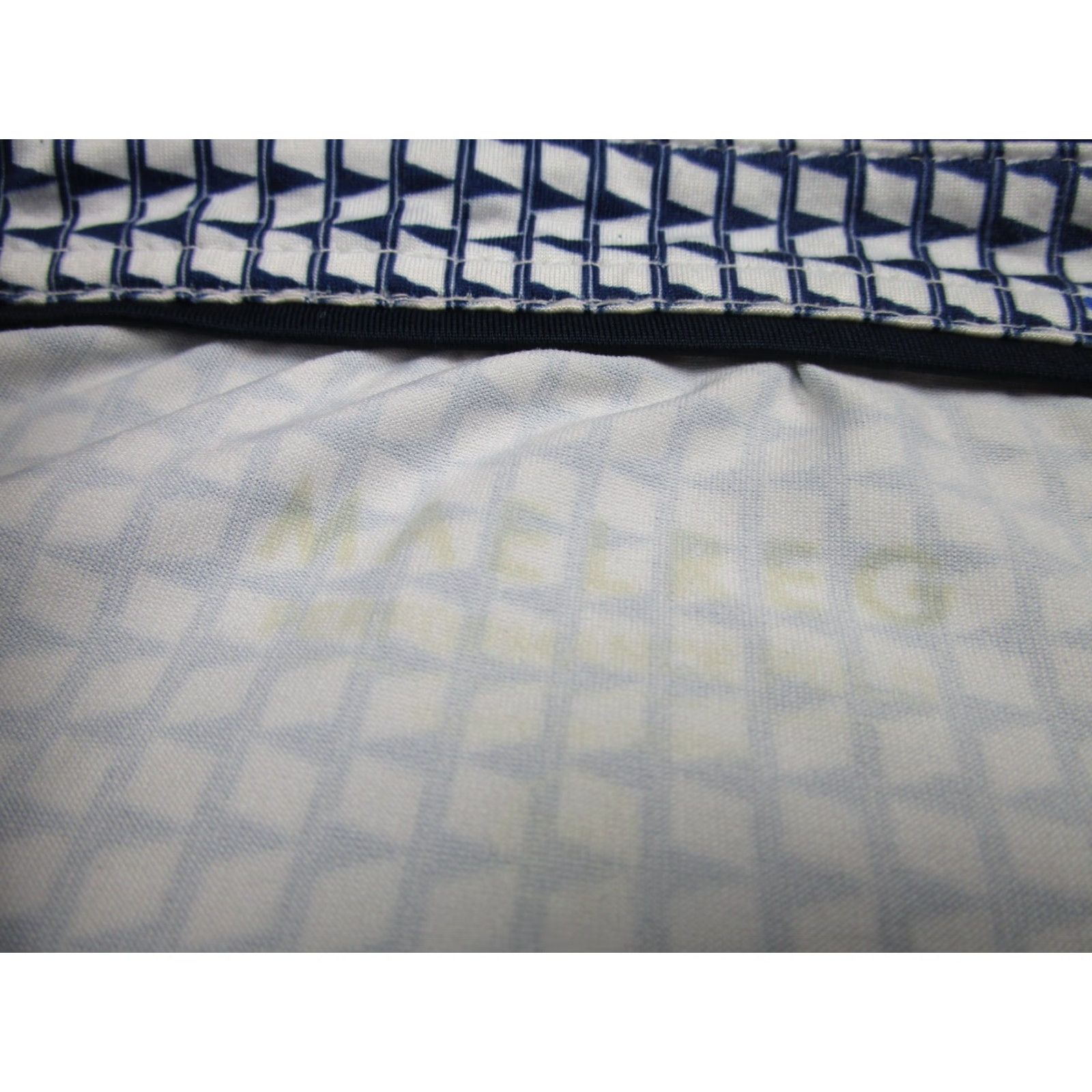 Vintage Maelreg Shirt Mens 2XL Blue Performance Polo Golf Stretch Wicking Geometric Size US XXL / EU 58 / 5 - 7 Thumbnail