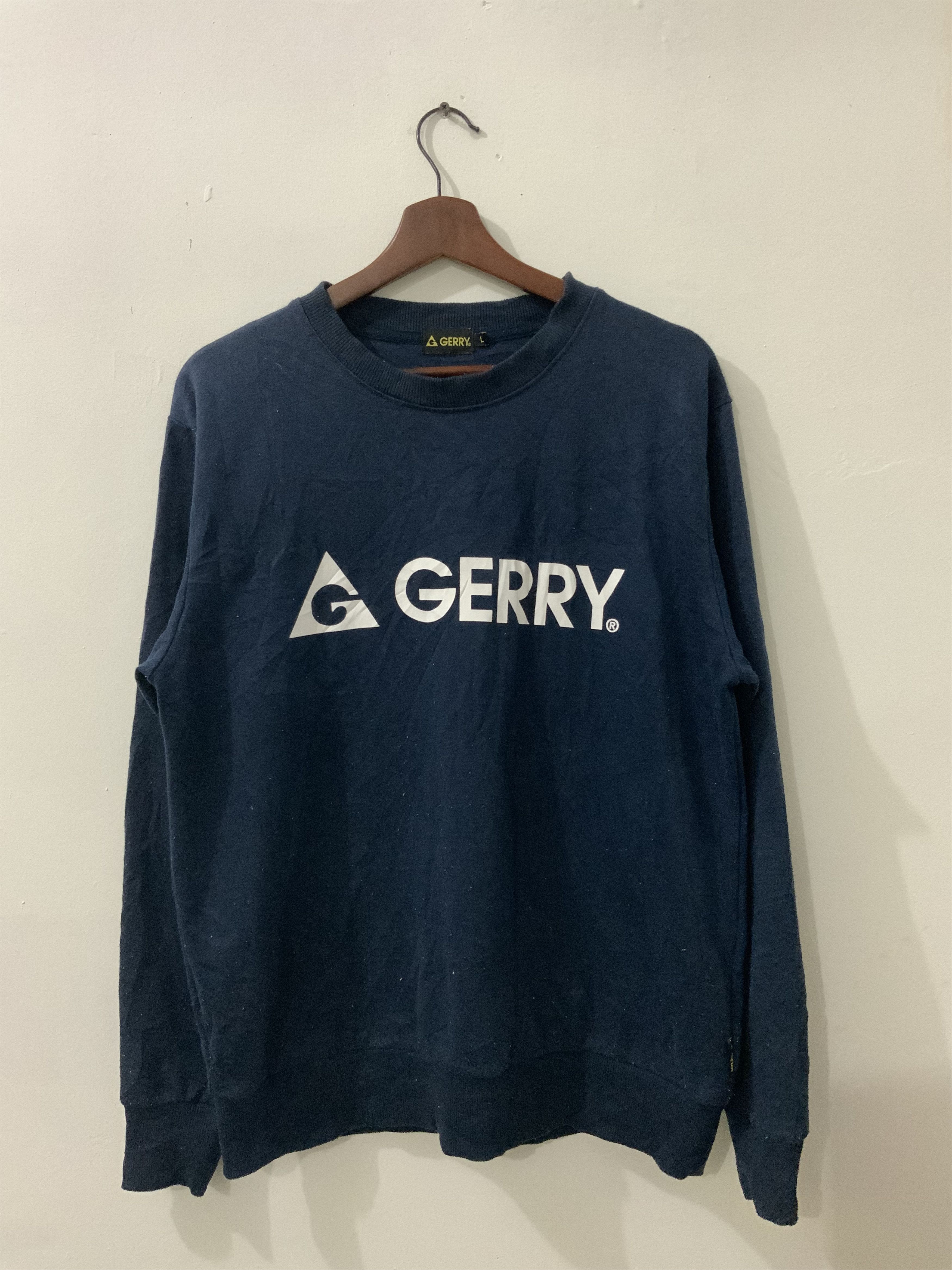 Designer Gerry Indigo Sweatshirt Size US L / EU 52-54 / 3 - 2 Thumbnail
