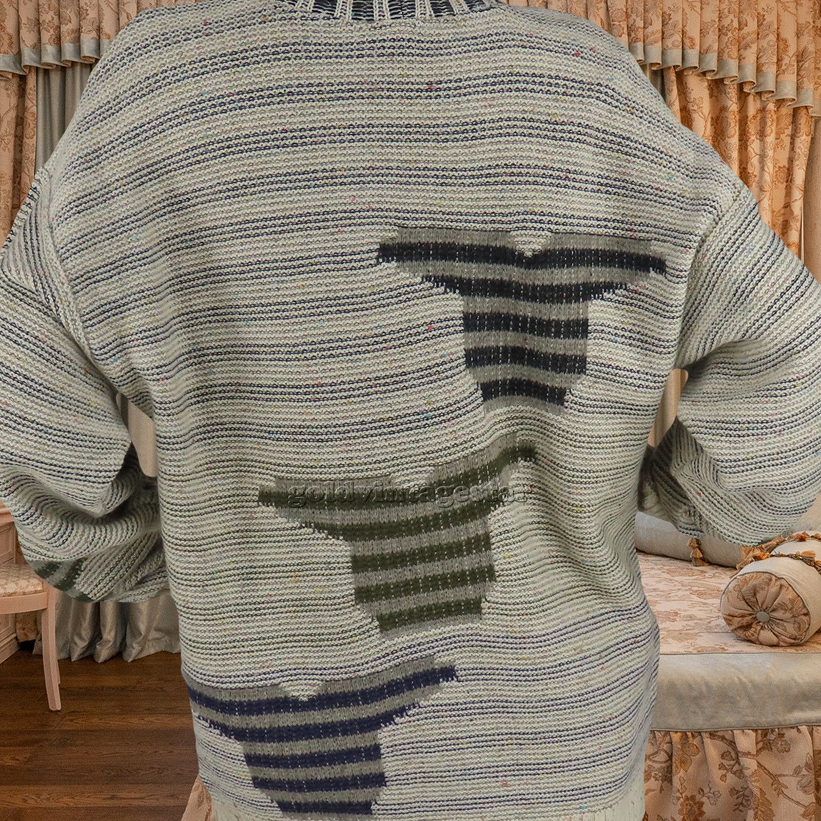 Carlo Colucci Vintage Carlo Colucci Pullover Jumper 3D Wool Knit Sweater Size XL / US 12-14 / IT 48-50 - 3 Thumbnail