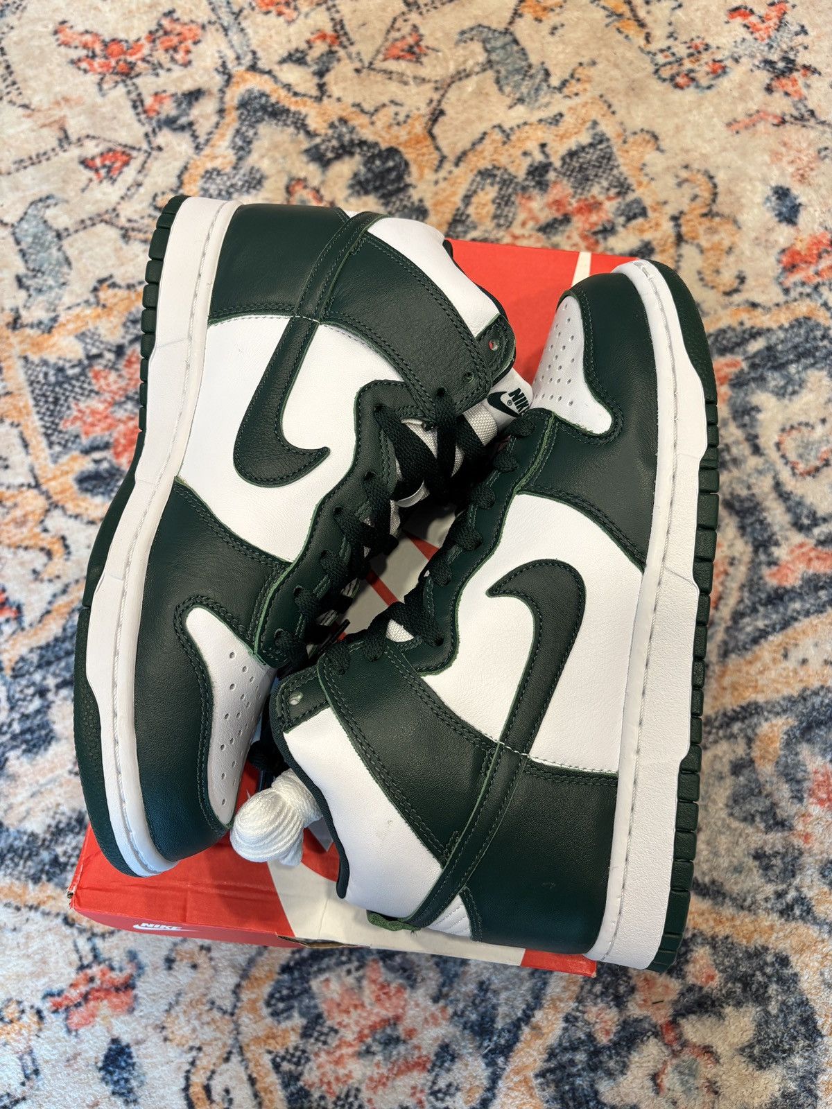 Nike Nike Dunk High SP Spartan Green Michigan State Size US 9 / EU 42 - 1 Thumbnail