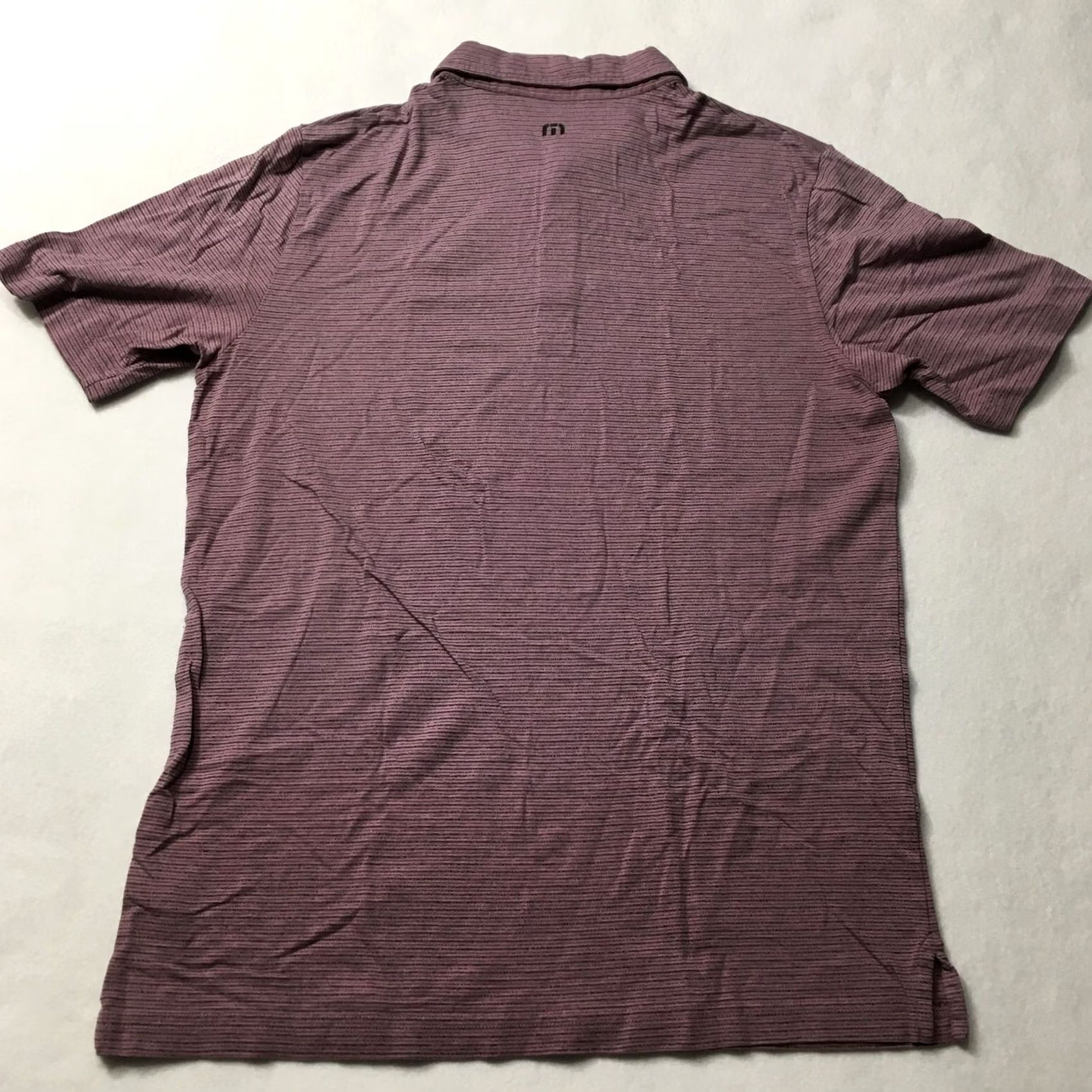 TravisMathew Travis Mathew Golf Polo Shirt Mens Medium Lavender Contrast Collar LR logo Size US M / EU 48-50 / 2 - 7 Thumbnail