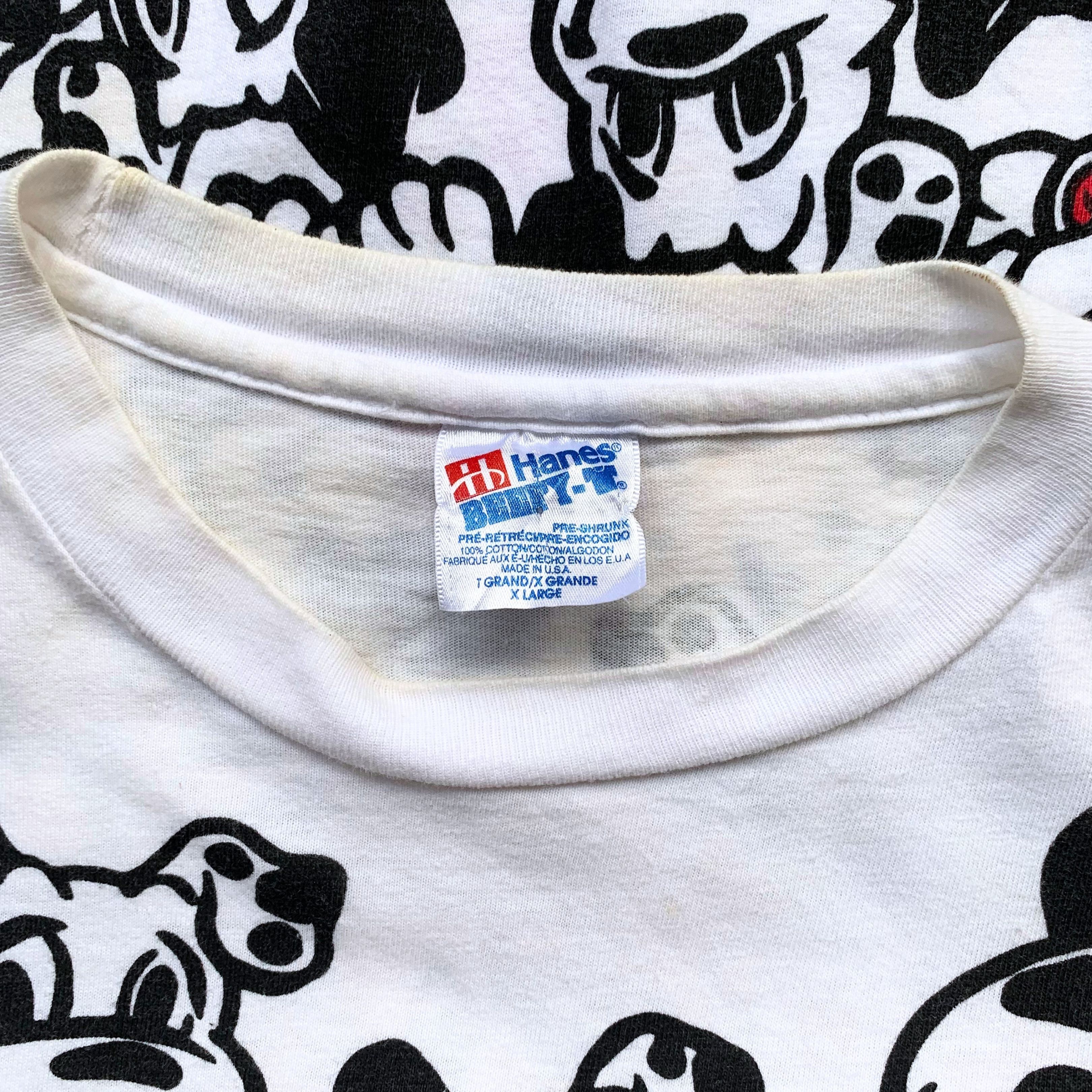 Vintage Vtg Rare 1990s 101 Dalmatian Disney Cartoon AOP Tee Size US XL / EU 56 / 4 - 5 Thumbnail