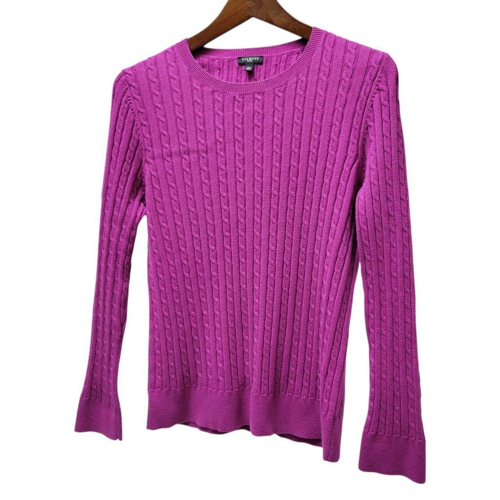 Talbots Talbots Women Cotton Long-Sleeves Crewneck Sweater Size PL Size XL / US 12-14 / IT 48-50 - 2 Thumbnail