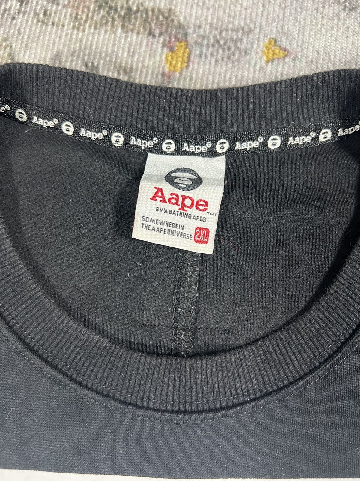 Aape Vtg Y2K Aape by Bathing Ape Sweatshirt Moon Face Full Prints Size L / US 10 / IT 46 - 10 Thumbnail