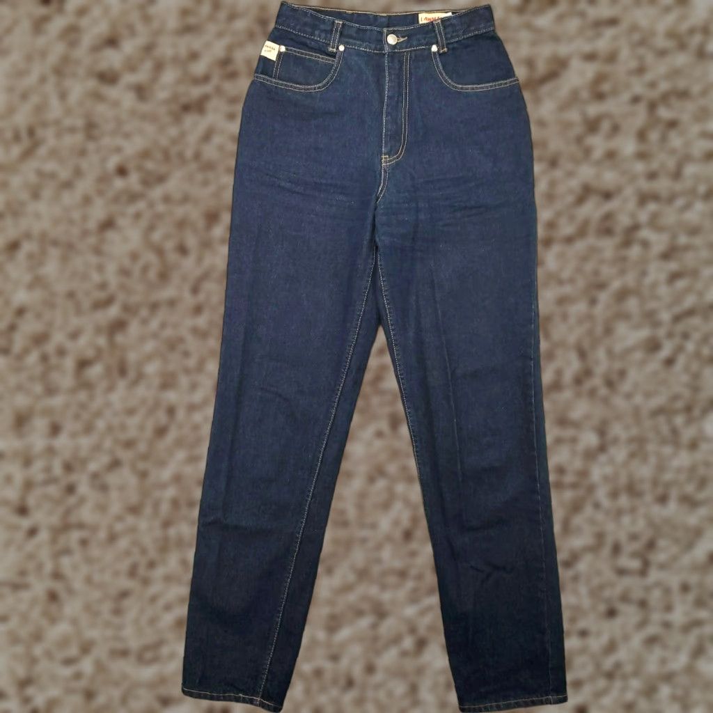 Vintage VINTAGE Lawman Jeans Womens Juniors 7 High Waisted Mom Denim Blue 90s Western Classic Size 28" / US 6 / IT 42 - 1 Thumbnail