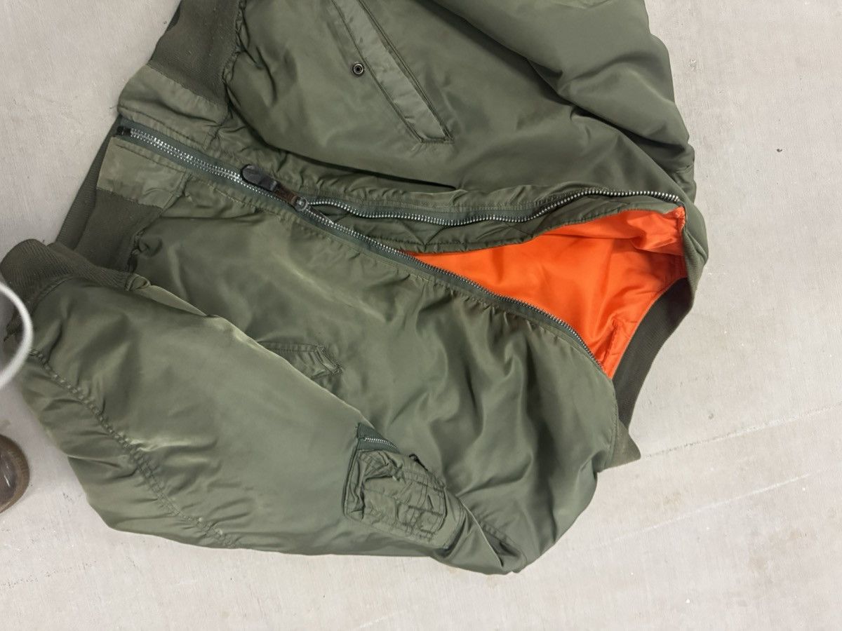 Alpha Industries 70s MA-1 Military Issue Flight Bomber 2X Jacket Size US XXL / EU 58 / 5 - 3 Thumbnail