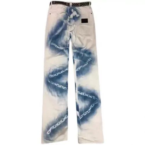 VIBE Vintage Thor Shackles Graffiti Jeans Size US 30 / EU 46 - 8 Thumbnail