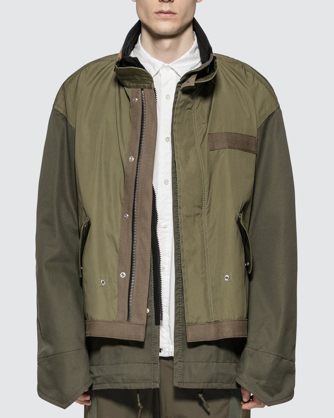 Japanese Brand × Sacai SACAI 2020SS FABRIC COMBO JACKET size 2 Size US M / EU 48-50 / 2 - 3 Thumbnail