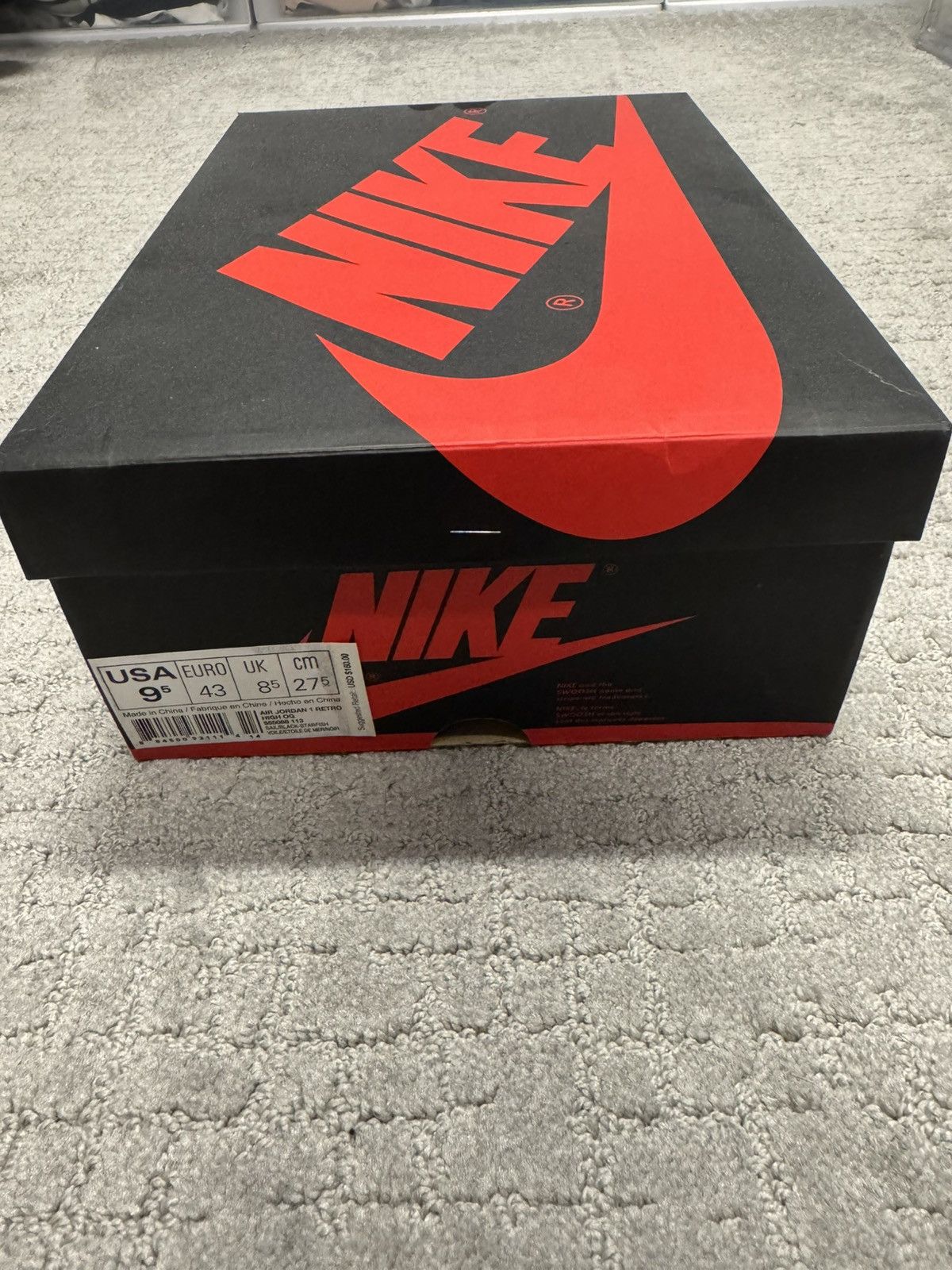 Jordan Brand Nike Air Jordan 1 Retro Shattered Backboard Size US 9.5 / EU 42-43 - 13 Thumbnail