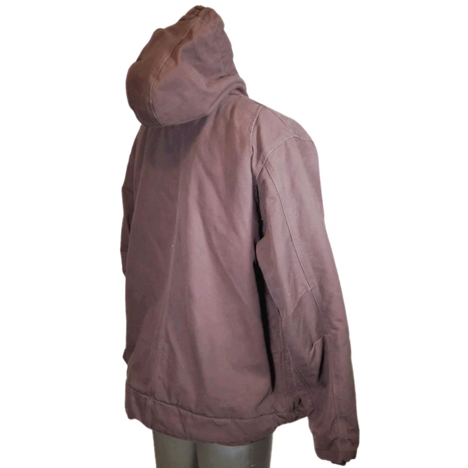 Carhartt VINTAGE Carhartt Sherpa-Lined Utility Jacket Relaxed Fit Washed Duck Dark Brown Men 2XL Size US XXL / EU 58 / 5 - 4 Thumbnail