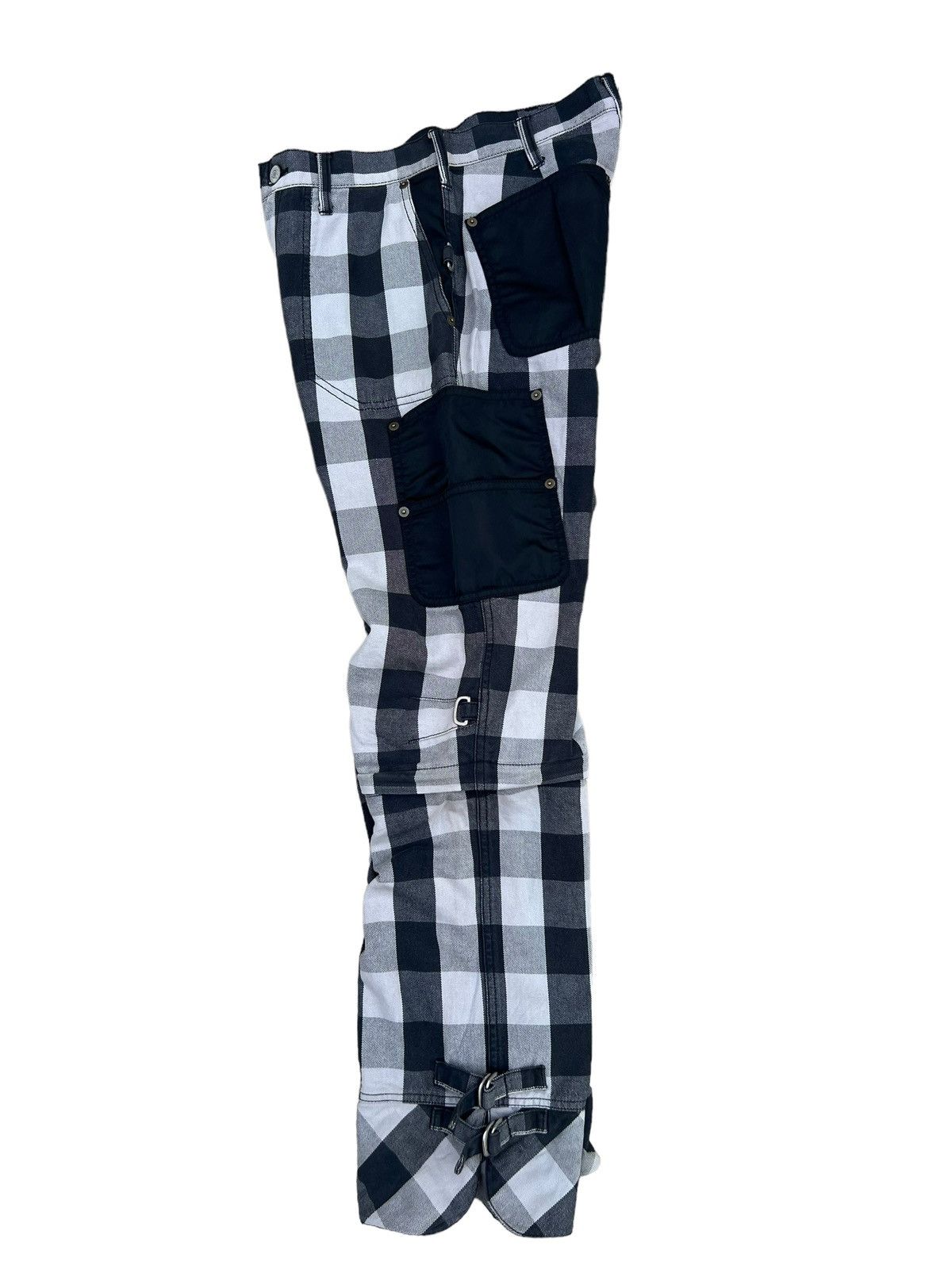 Japanese Brand VTG BATSU BOYS Japan Plaid Check Modular Bondage Trouser Size US 29 - 4 Thumbnail