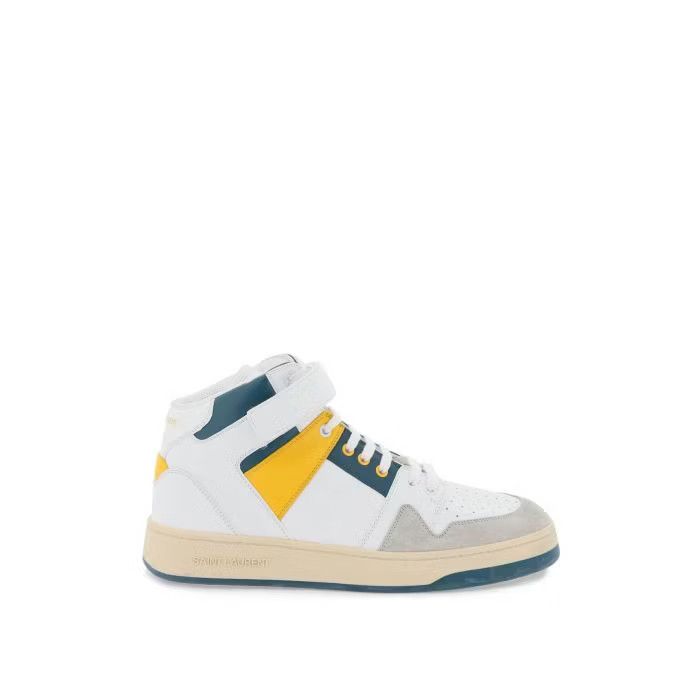 image of Saint Laurent Paris O1S22I1N0524 Lax Sneakers In White, Men's (Size 7)