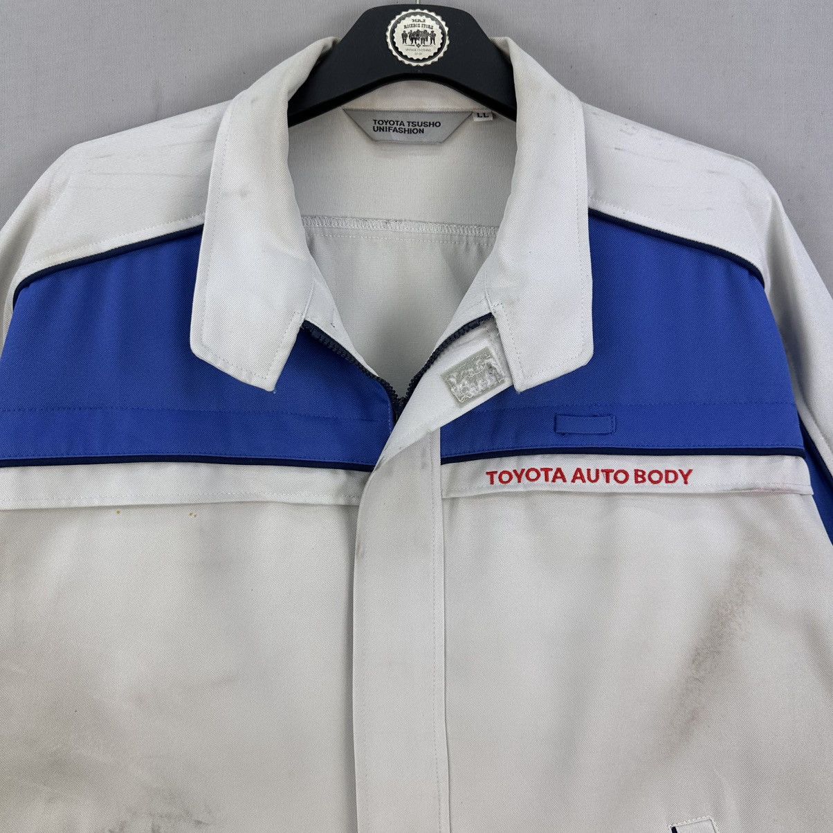 Japanese Brand Vintage Toyota Auto Body Workwear Uniform Jacket Size US XL / EU 56 / 4 - 7 Thumbnail