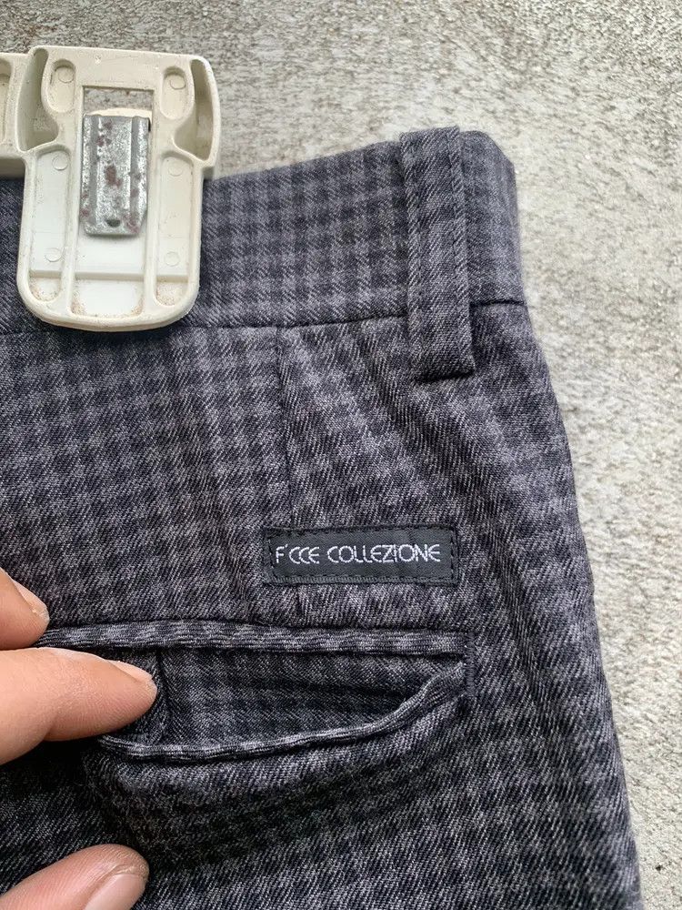 Yoshiyuki Konishi Ficce collezione yoshiyuki konishi checker wool trouser Size US 33 - 7 Thumbnail